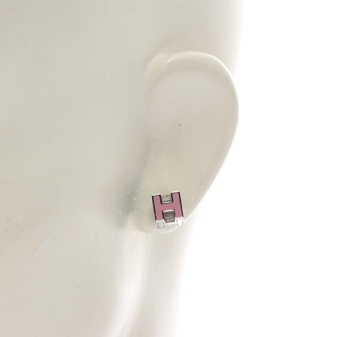 Hermes H Cube Earrings Stainless Steel