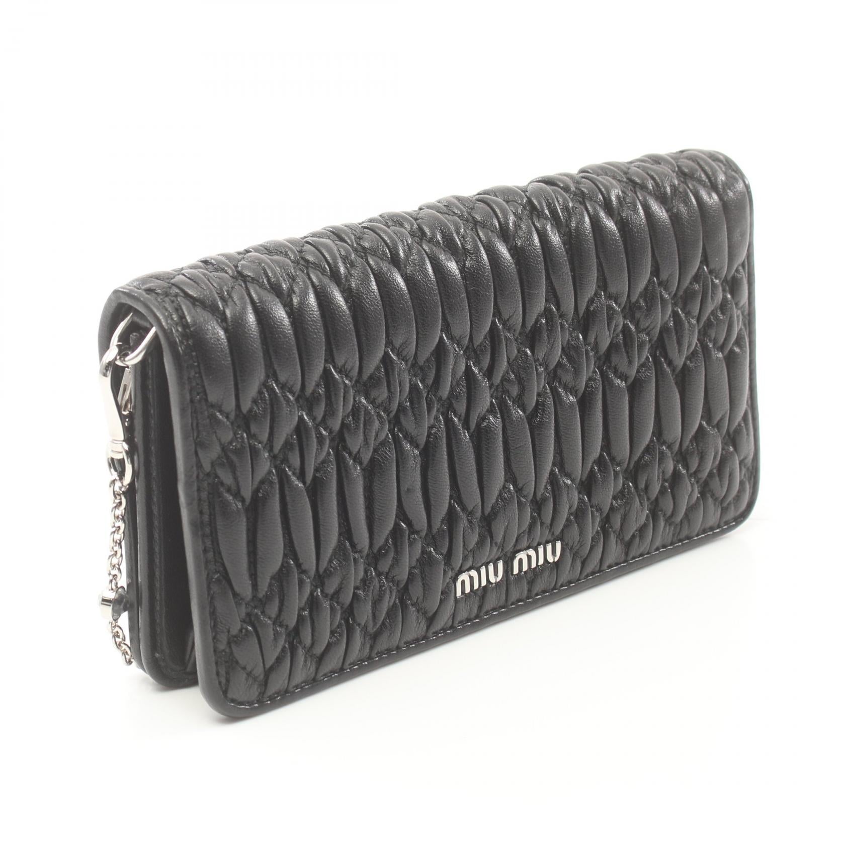 Miu Miu Leather Matelassé Shoulder Bag