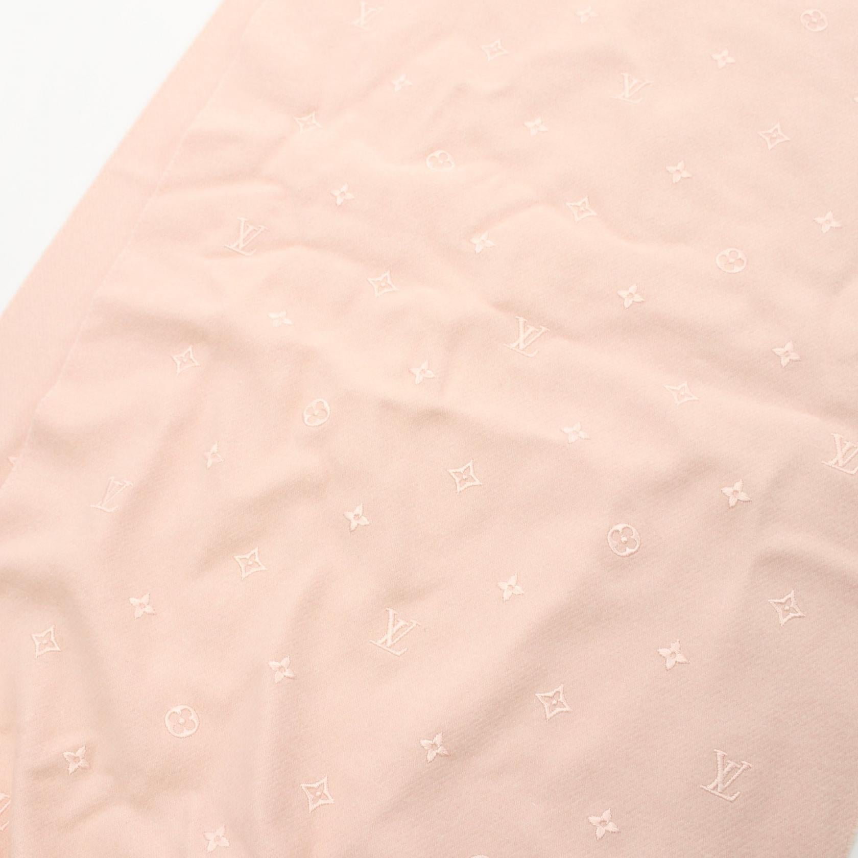 Louis Vuitton Silk Cashmere Scarf Pink