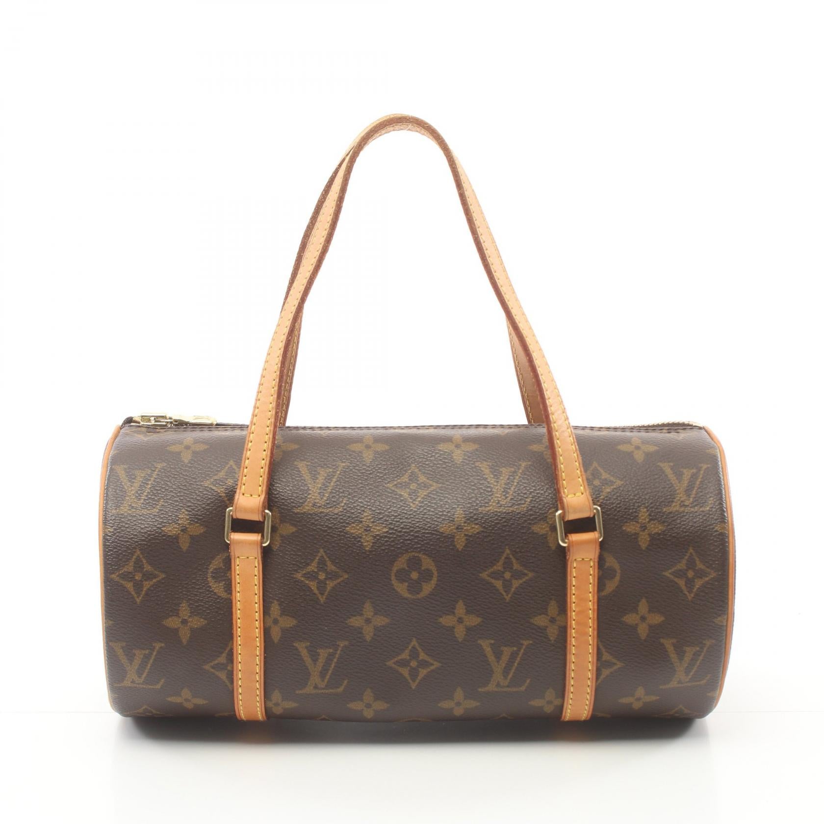 Louis Vuitton Monogram Papillon PM Canvas Handbag M51386 in Very Good Condition