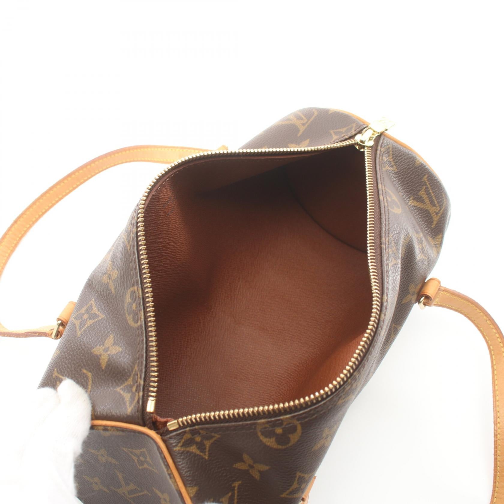 Louis Vuitton Monogram Papillon PM Canvas Handbag M51386 in Very Good Condition