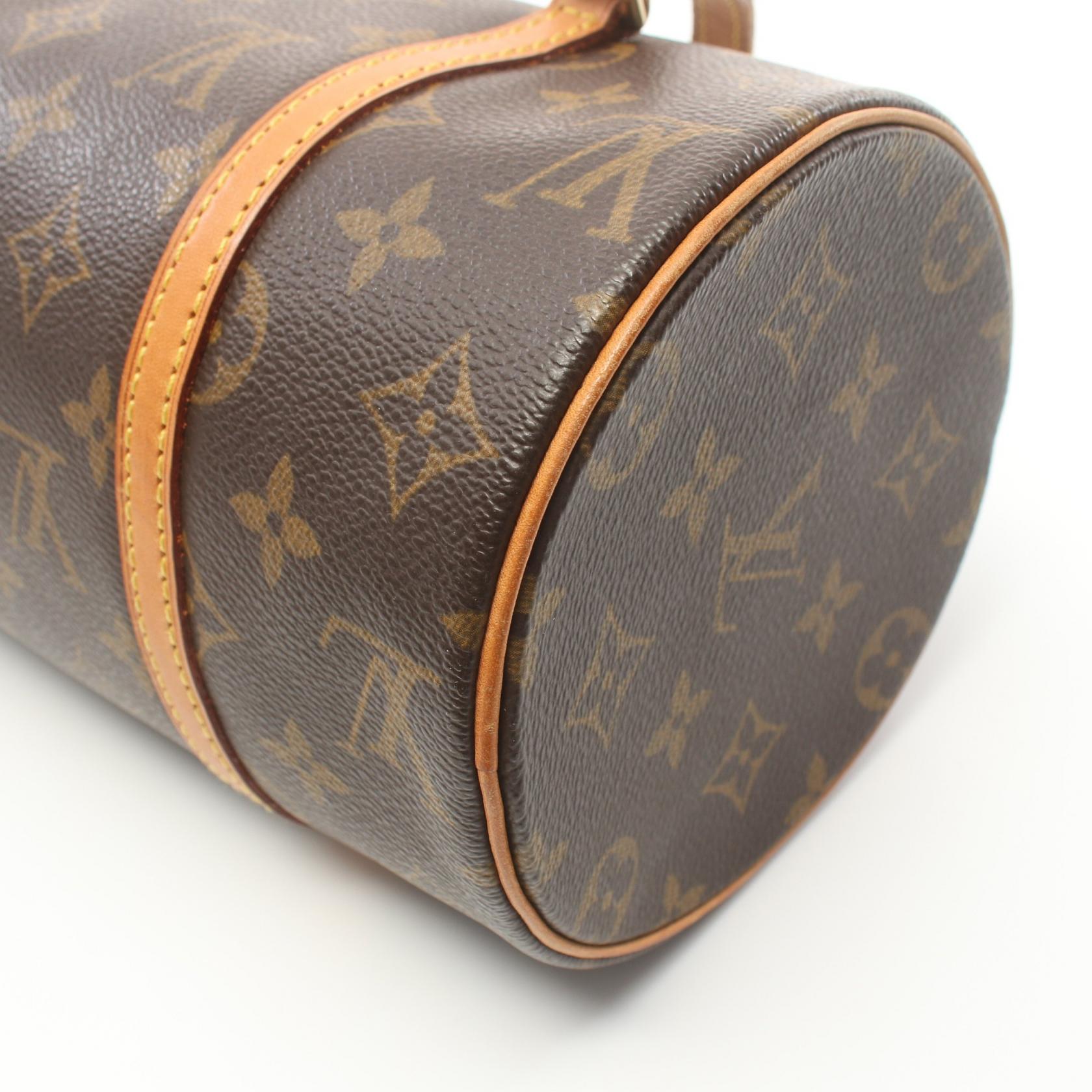 Louis Vuitton Monogram Papillon PM Canvas Handbag M51386 in Very Good Condition