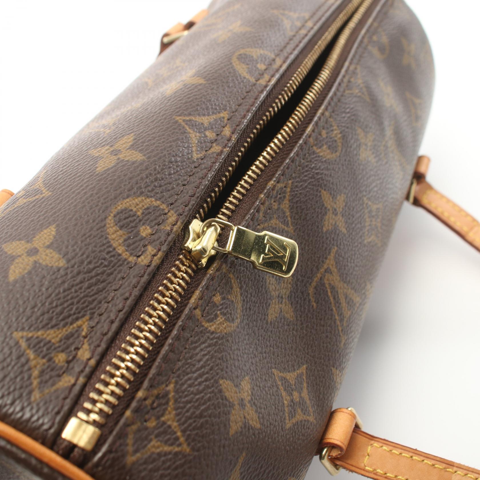 Louis Vuitton Monogram Papillon PM Canvas Handbag M51386 in Very Good Condition