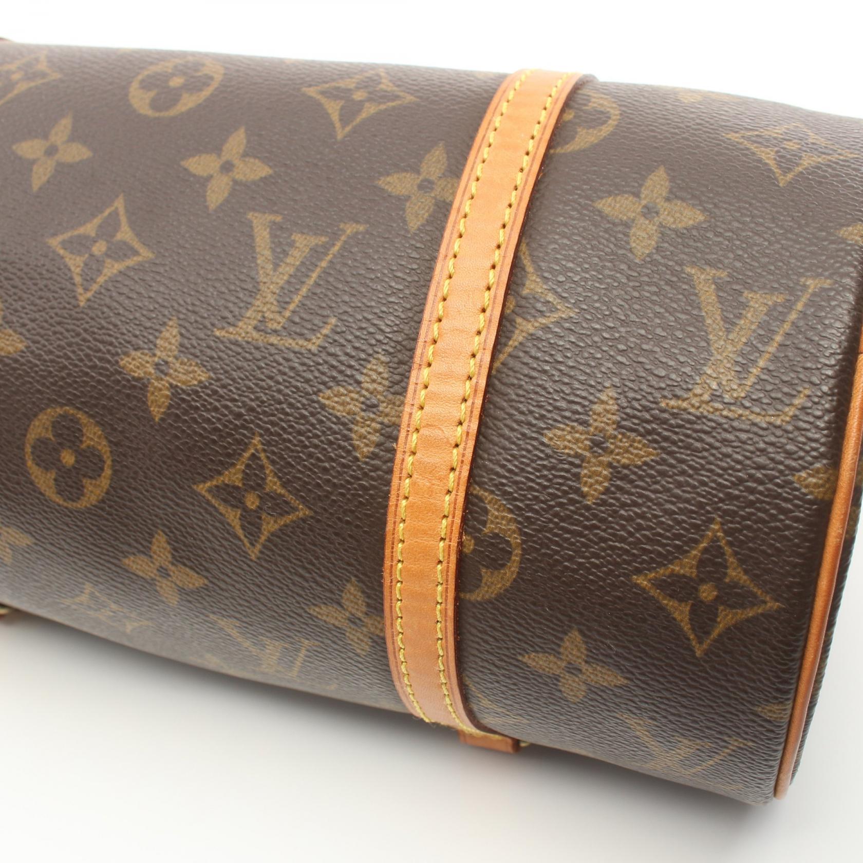 Louis Vuitton Monogram Papillon PM Canvas Handbag M51386 in Very Good Condition