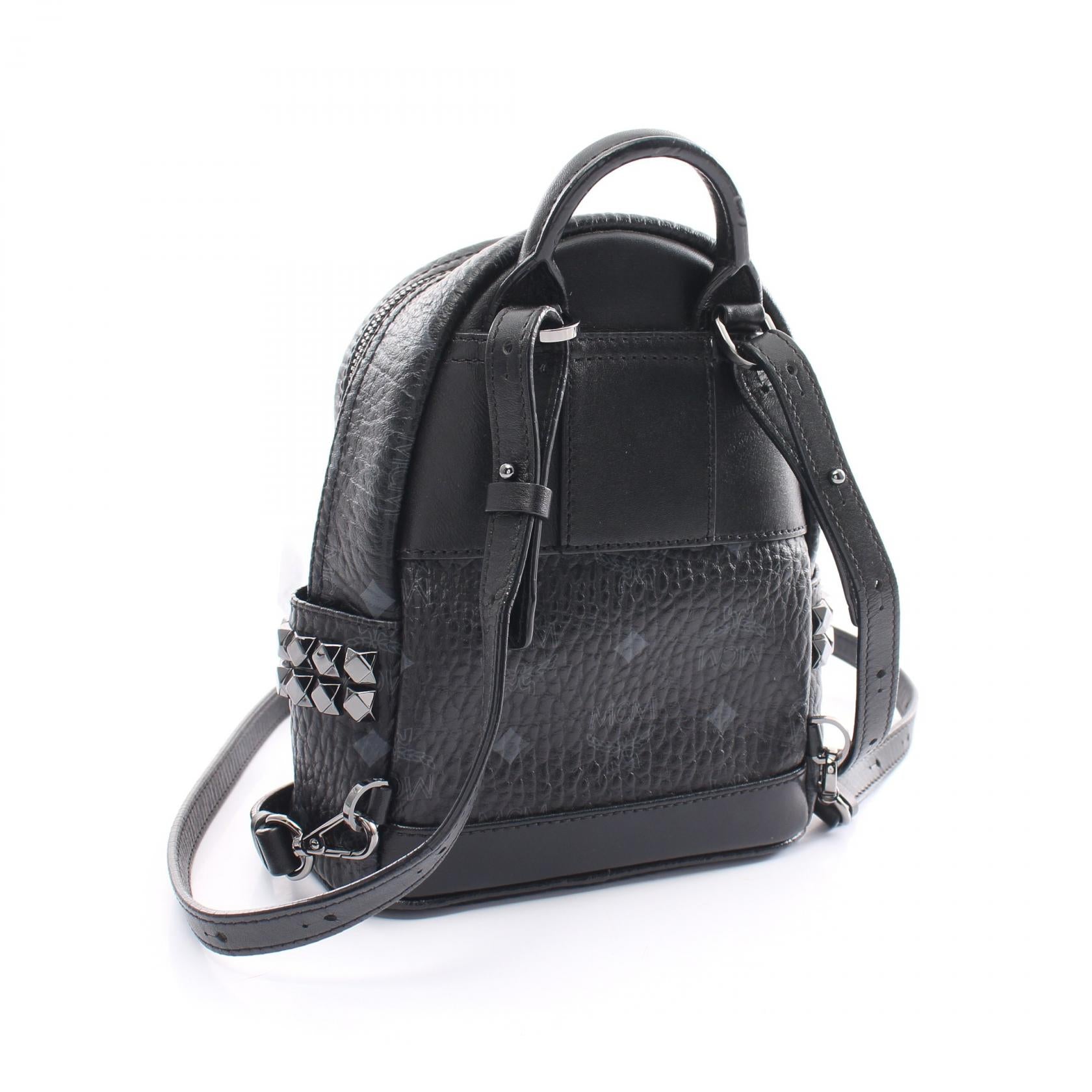 MCM Visetos Stark Mini Backpack PVC Leather