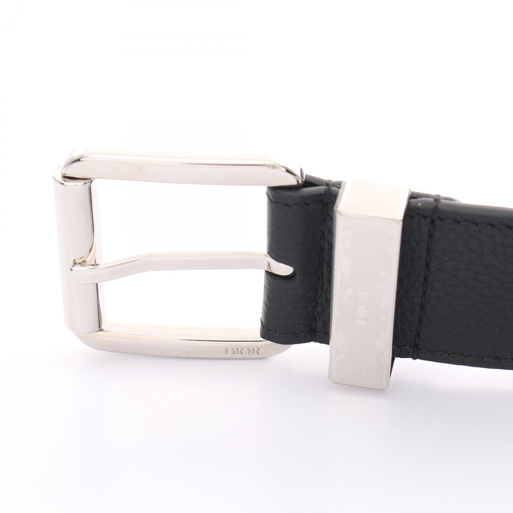 Dior Leather Belt 35mm Black