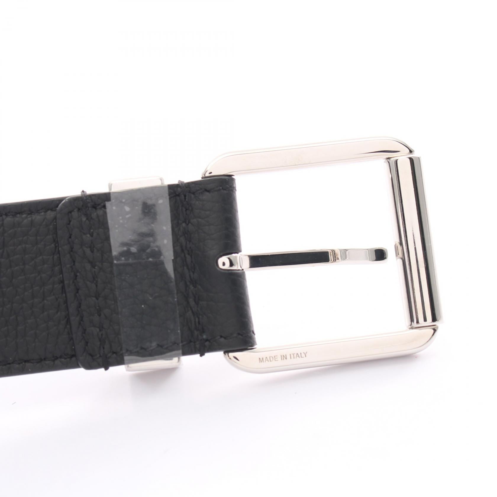 Dior Leather Belt 35mm Black