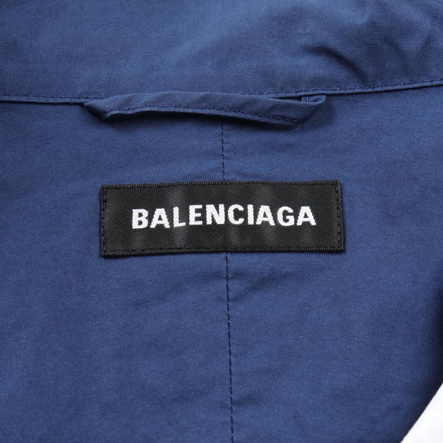 Balenciaga Cotton Tracksuit Poplin Shirt Jacket