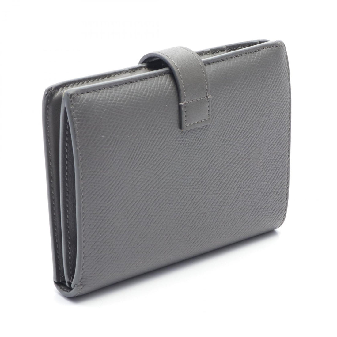 Celine Medium Strap Leather Wallet Gray