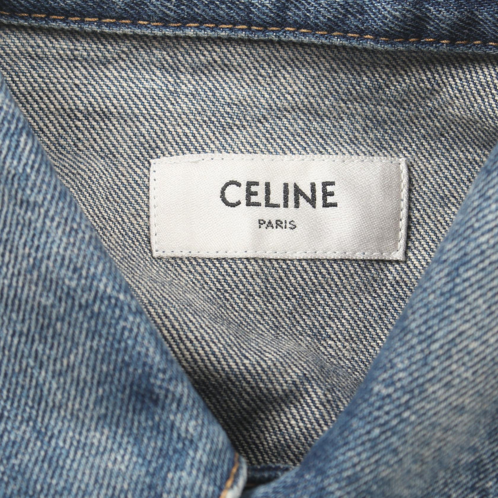 Celine Denim Jacket Cotton Outerwear