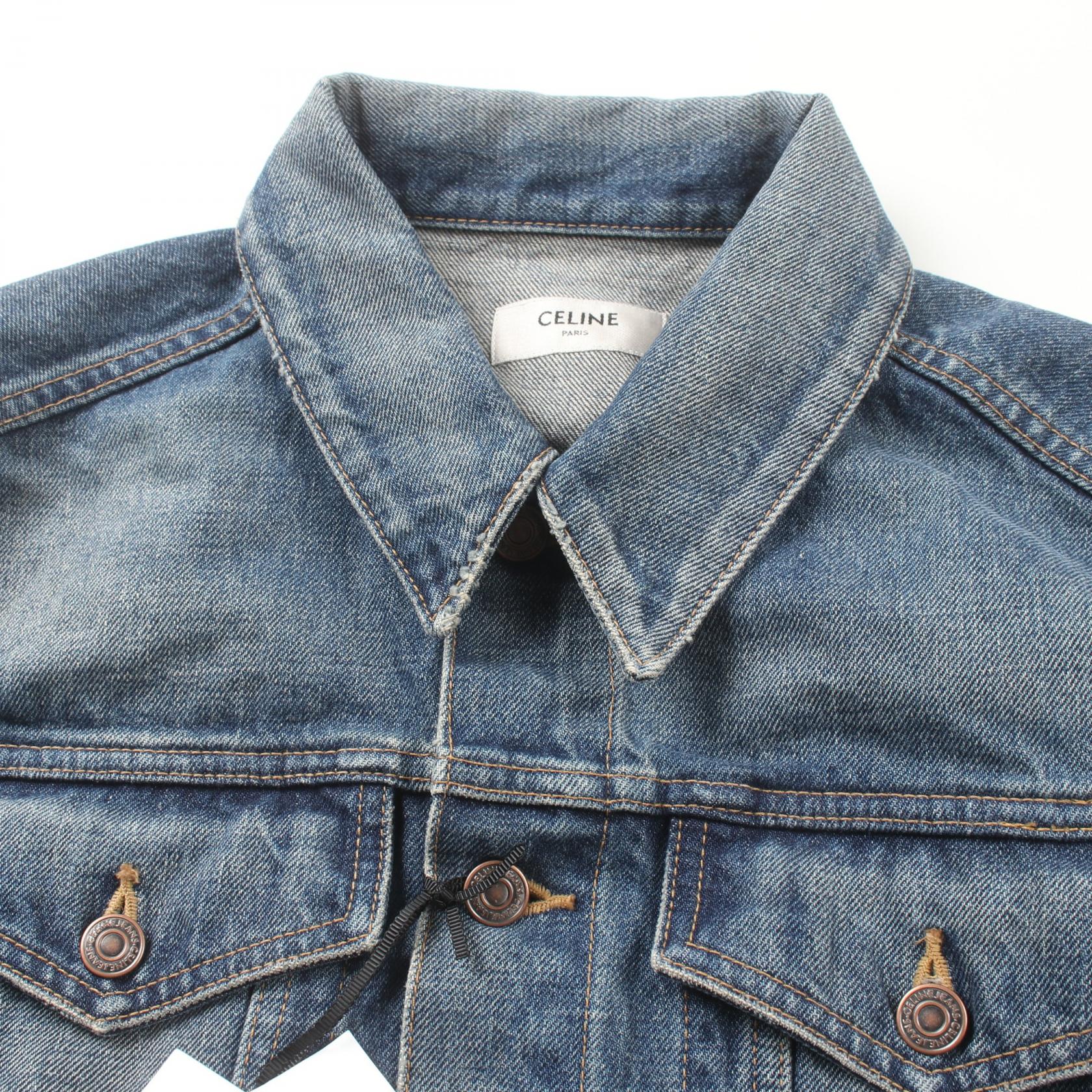 Celine Denim Jacket Cotton Outerwear