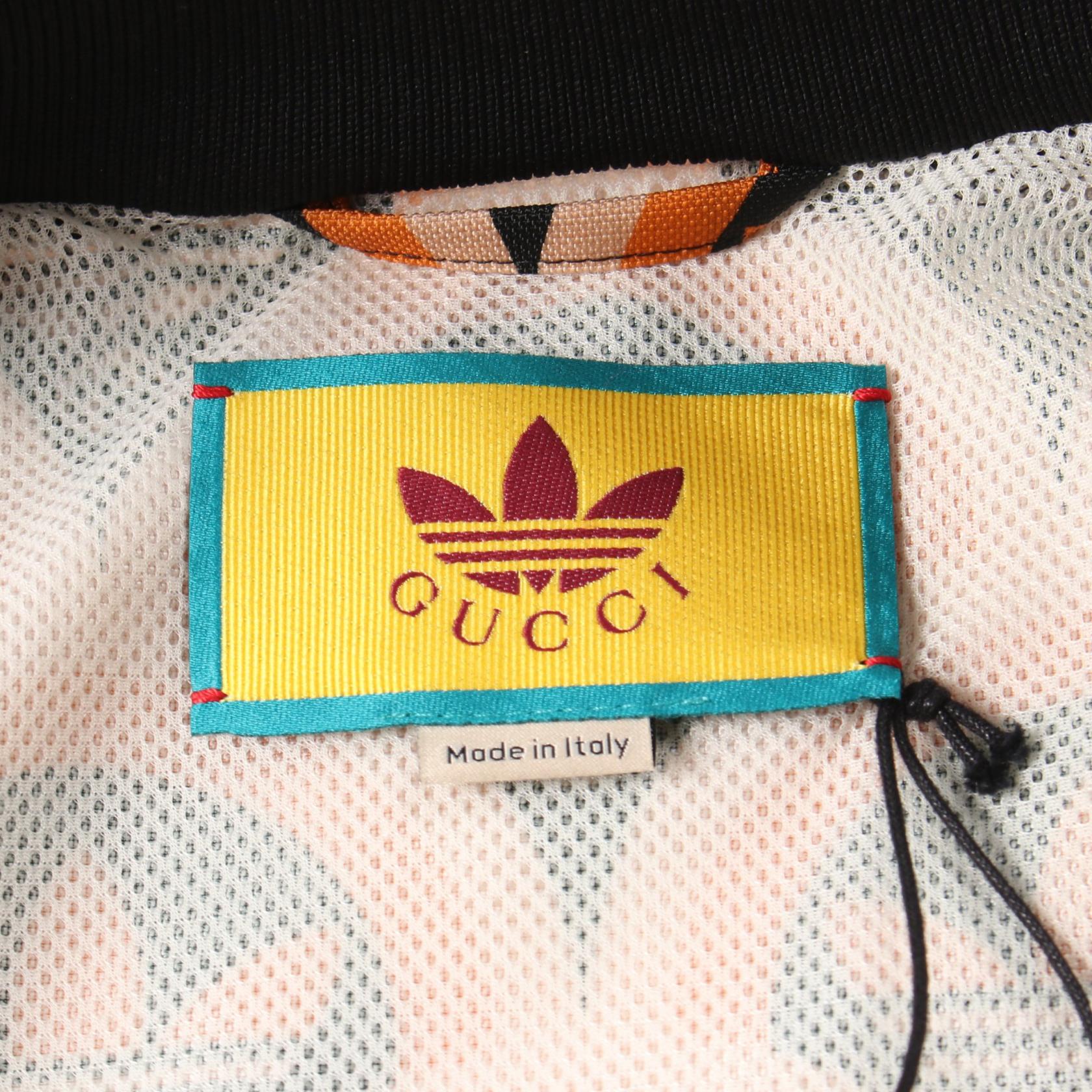 Gucci x Adidas Nylon Interlocking G Jacket