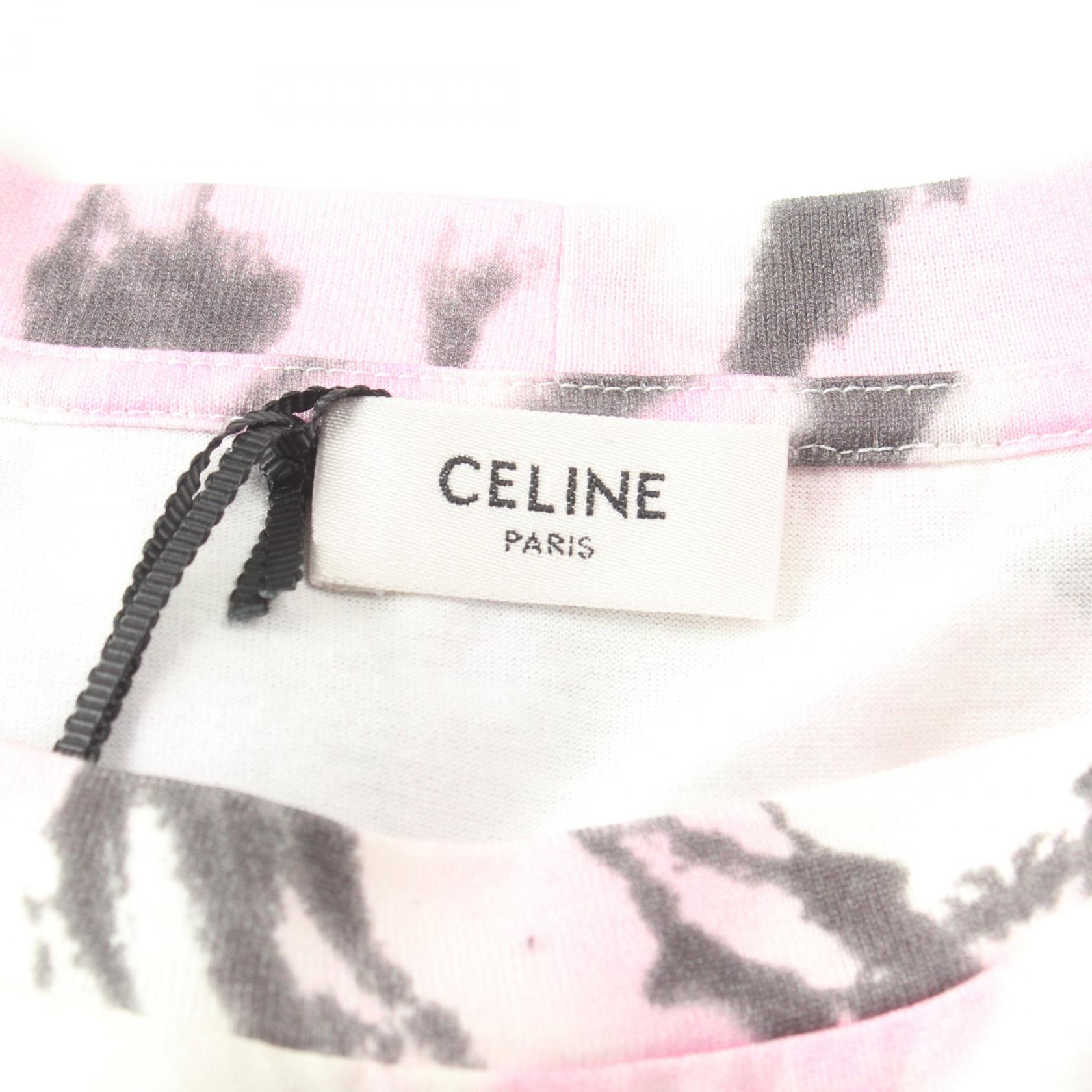 Celine Cotton T-Shirt Multicolor