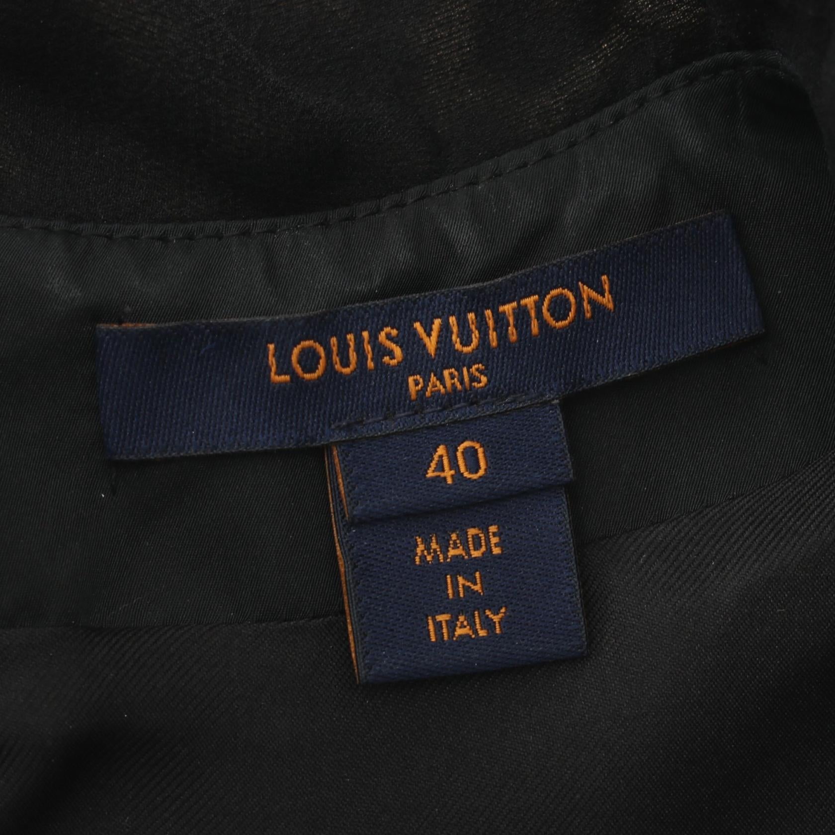 Louis Vuitton Wool Silk Dress