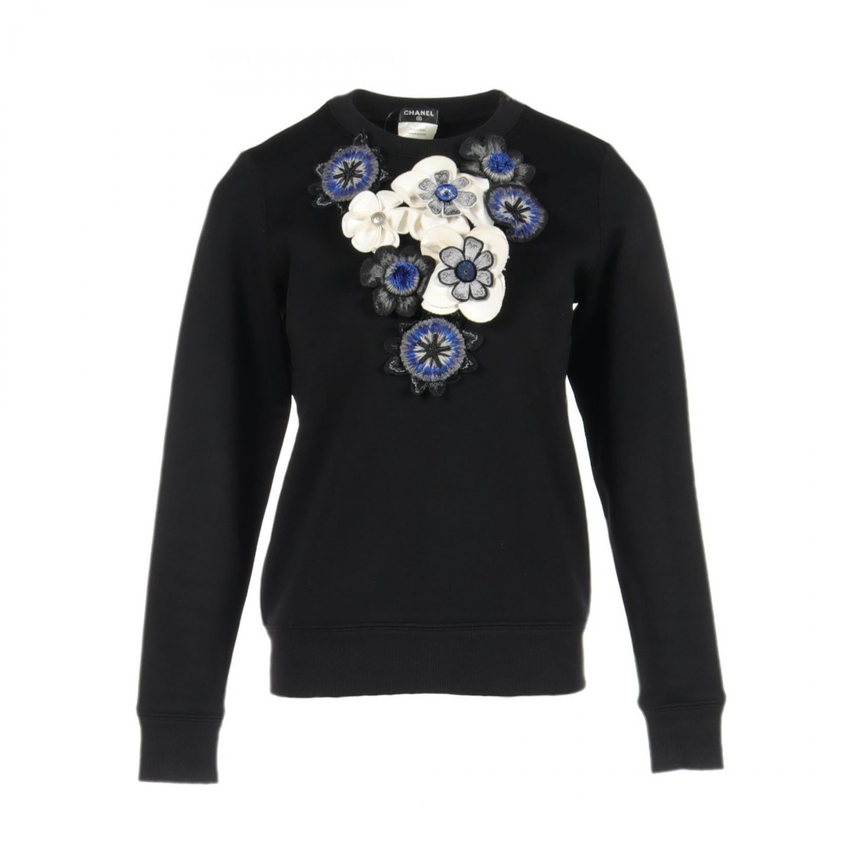 Chanel Flower Motif Cotton Sweatshirt P52492