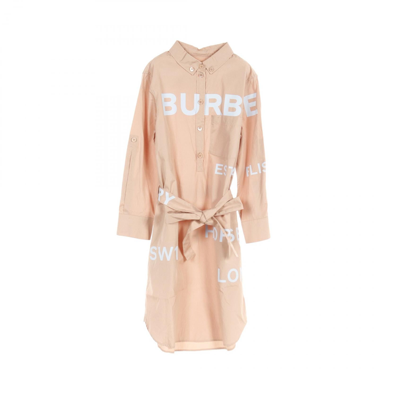 Burberry Cotton Dress Beige