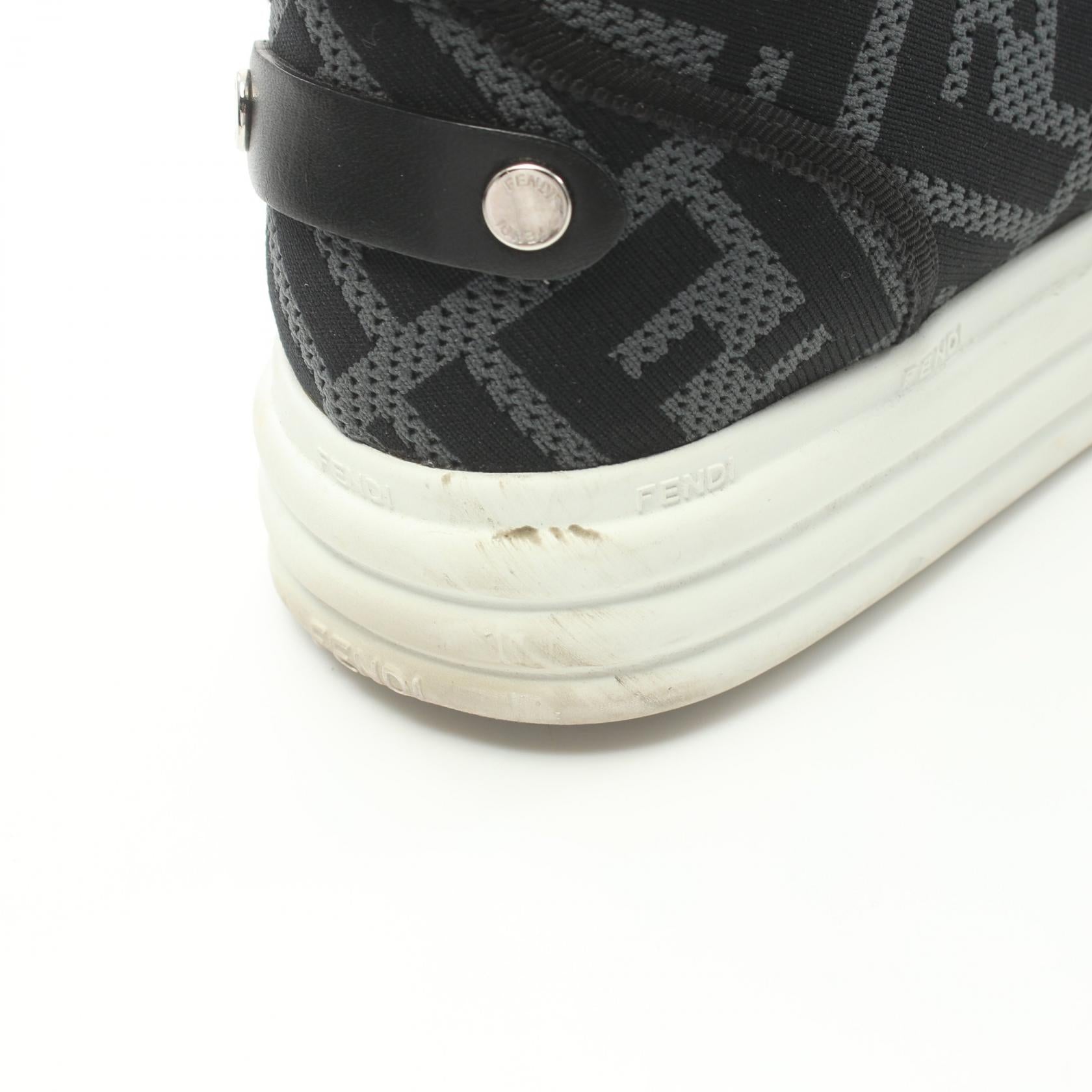 Fendi Zucca Fabric Sneakers Gray/Black