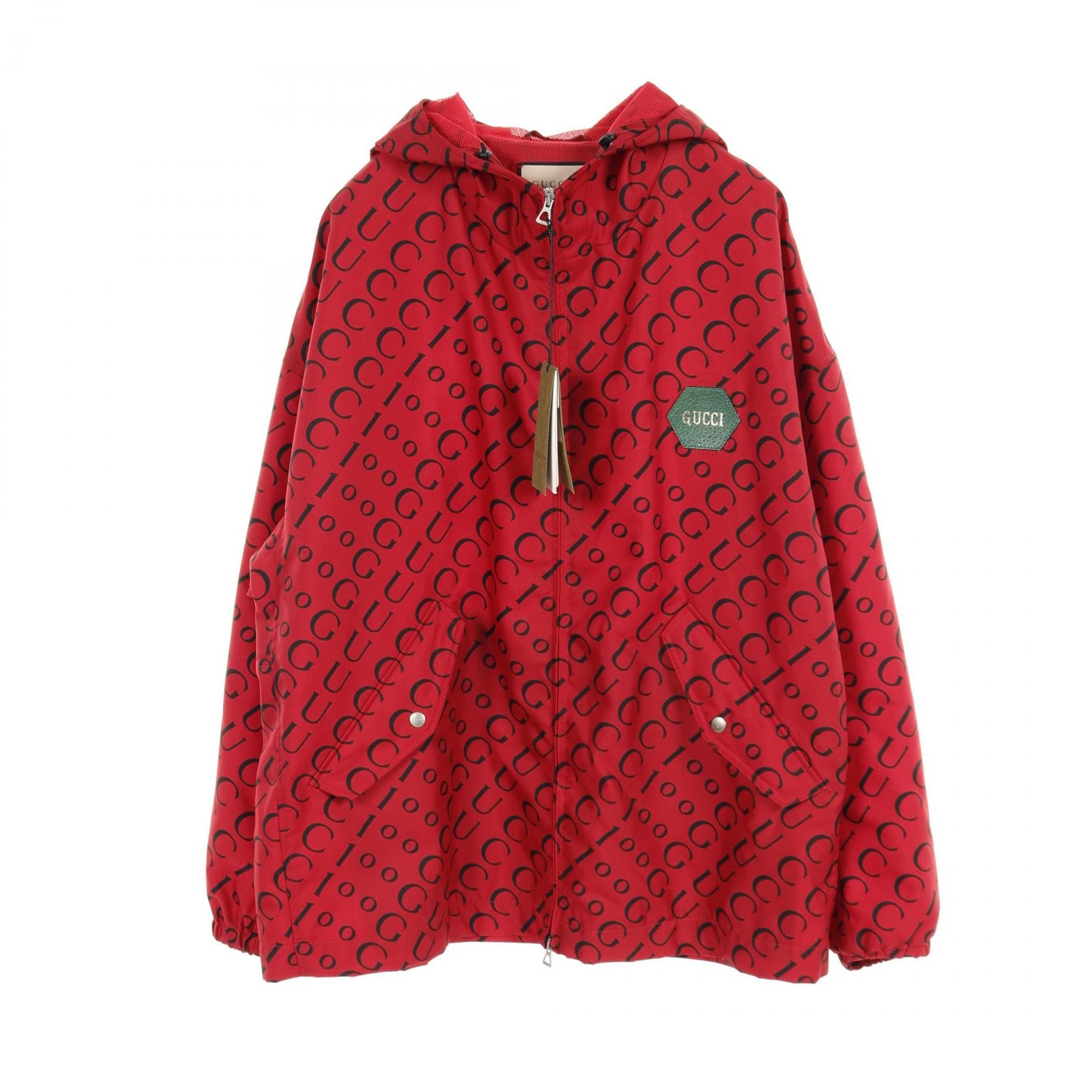 Gucci Nylon Outerwear Red/Black 676497