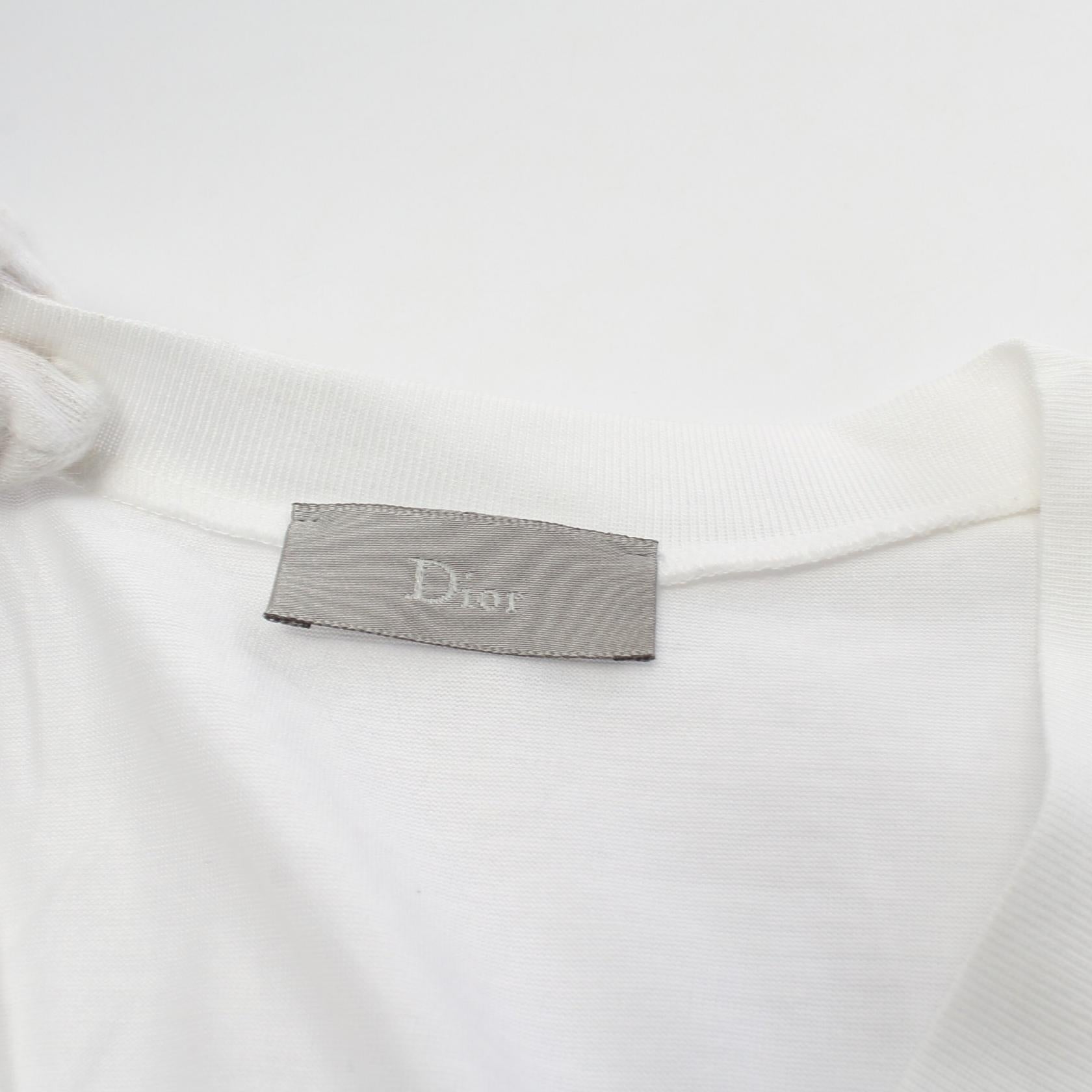 Dior Homme BEE Embroidery Cotton T-Shirt