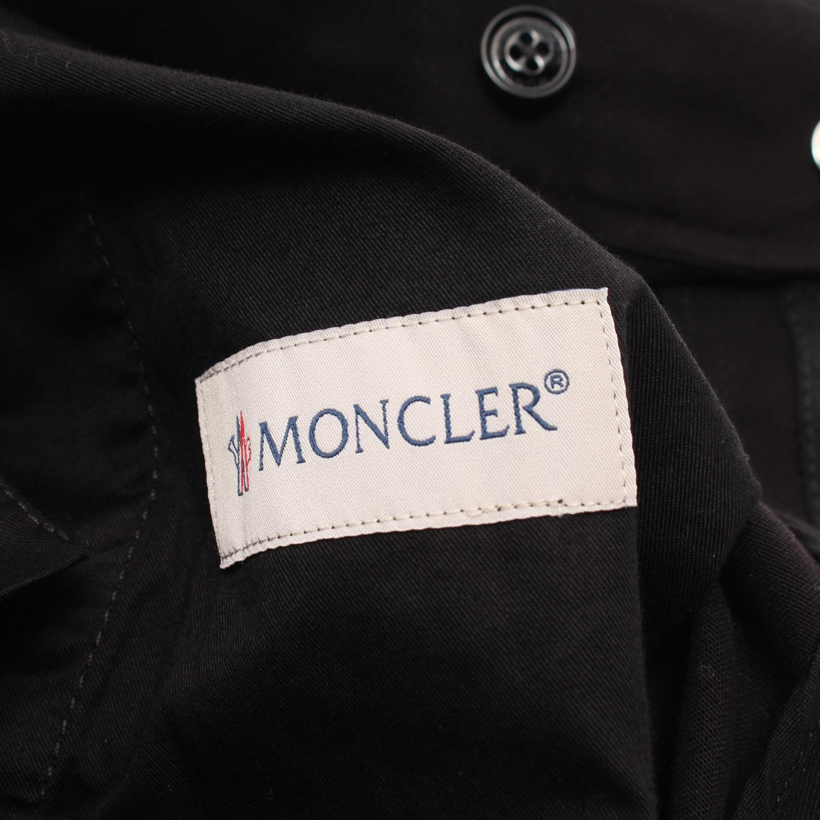 Moncler Cotton Pants Black 2A00031