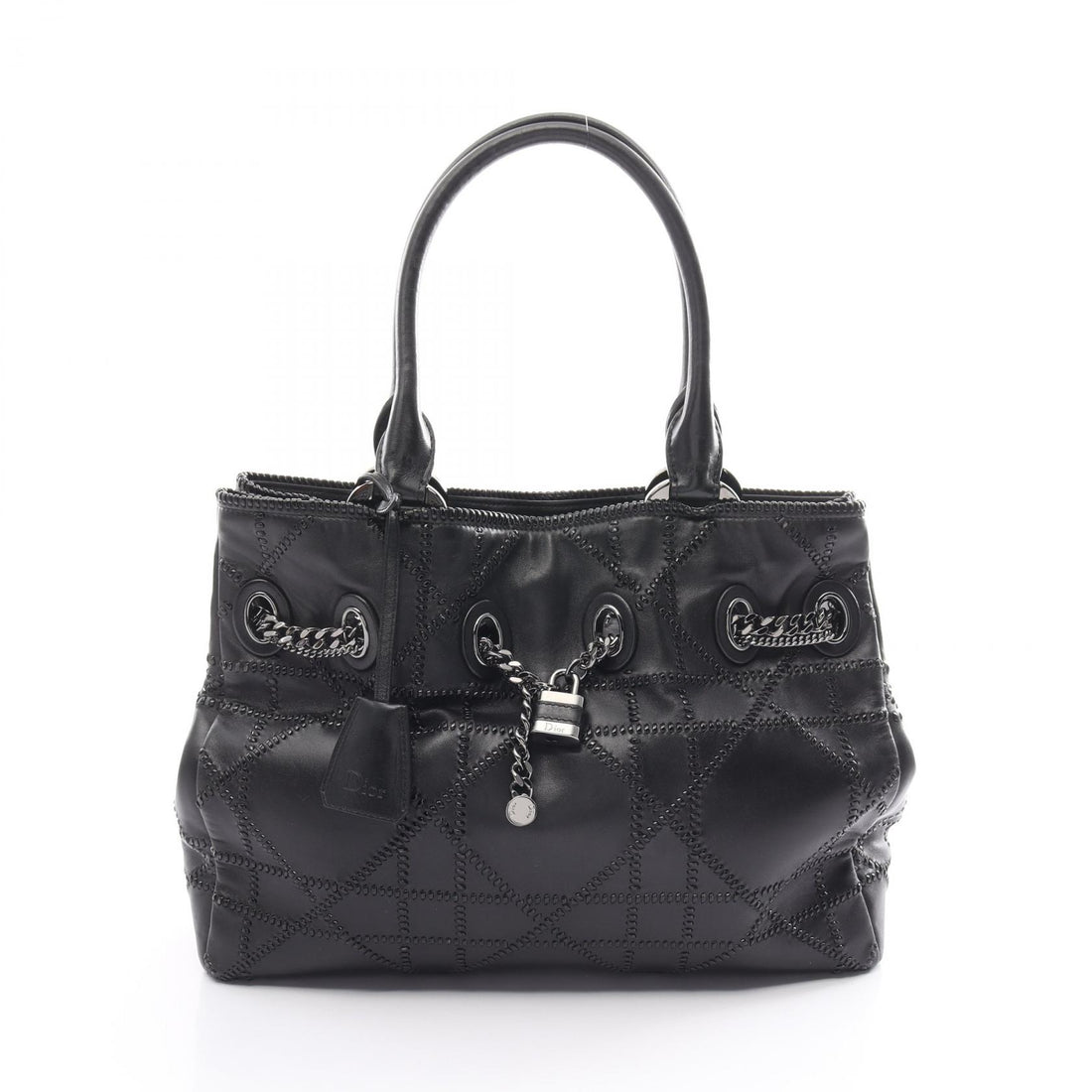 Dior Leather Tote Bag Black