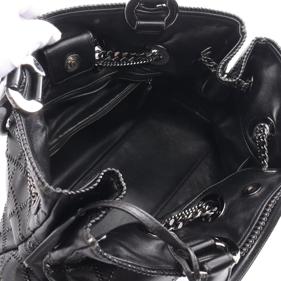 Dior Leather Tote Bag Black