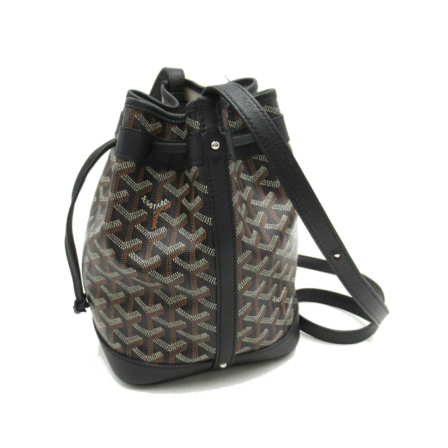 Goyard Petit Flot Bucket Shoulder Bag PVC Canvas