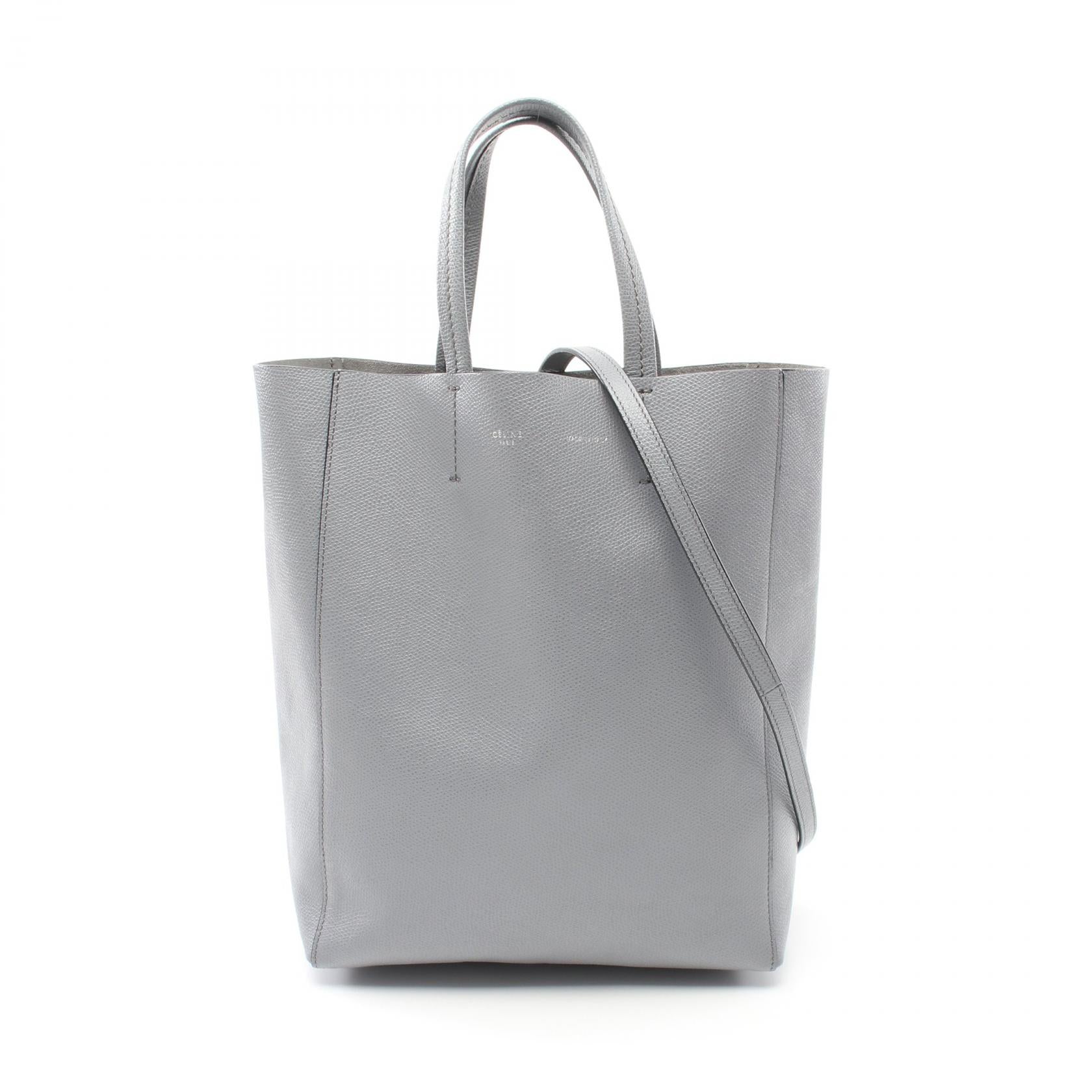 Celine Vertical Cabas Leather Tote Bag in Great Condition