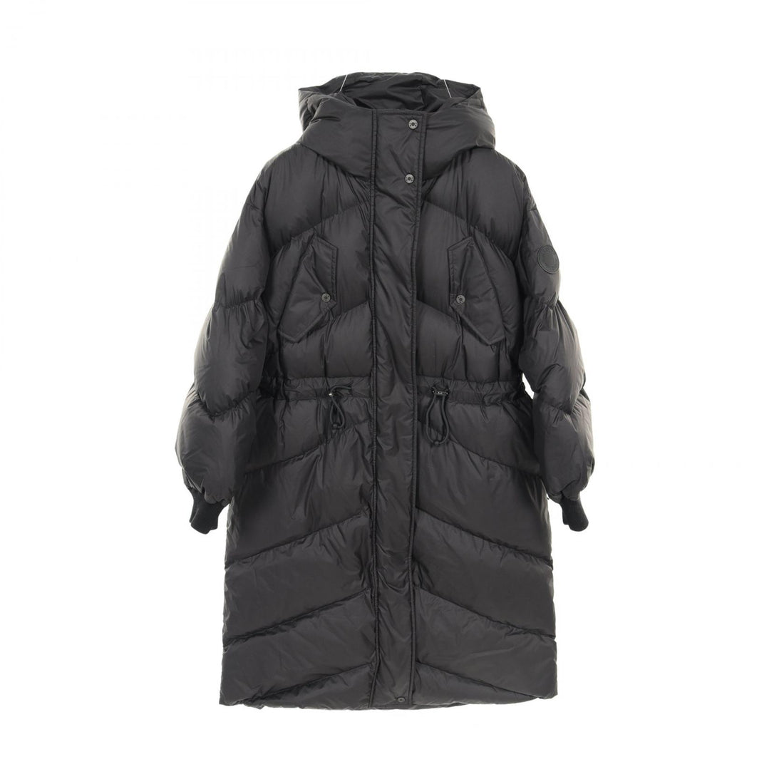 Hermes Down Jacket Polyester Black