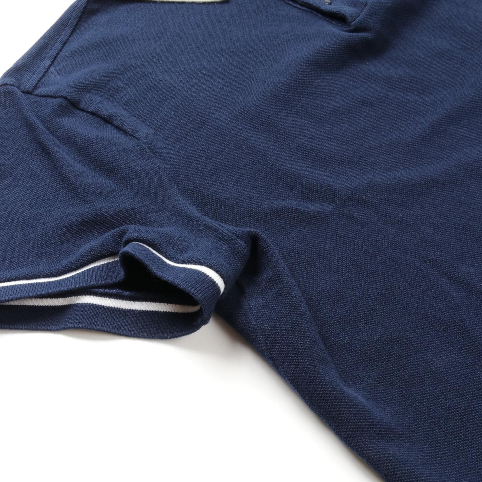 Celine Cotton Polo Shirt Navy