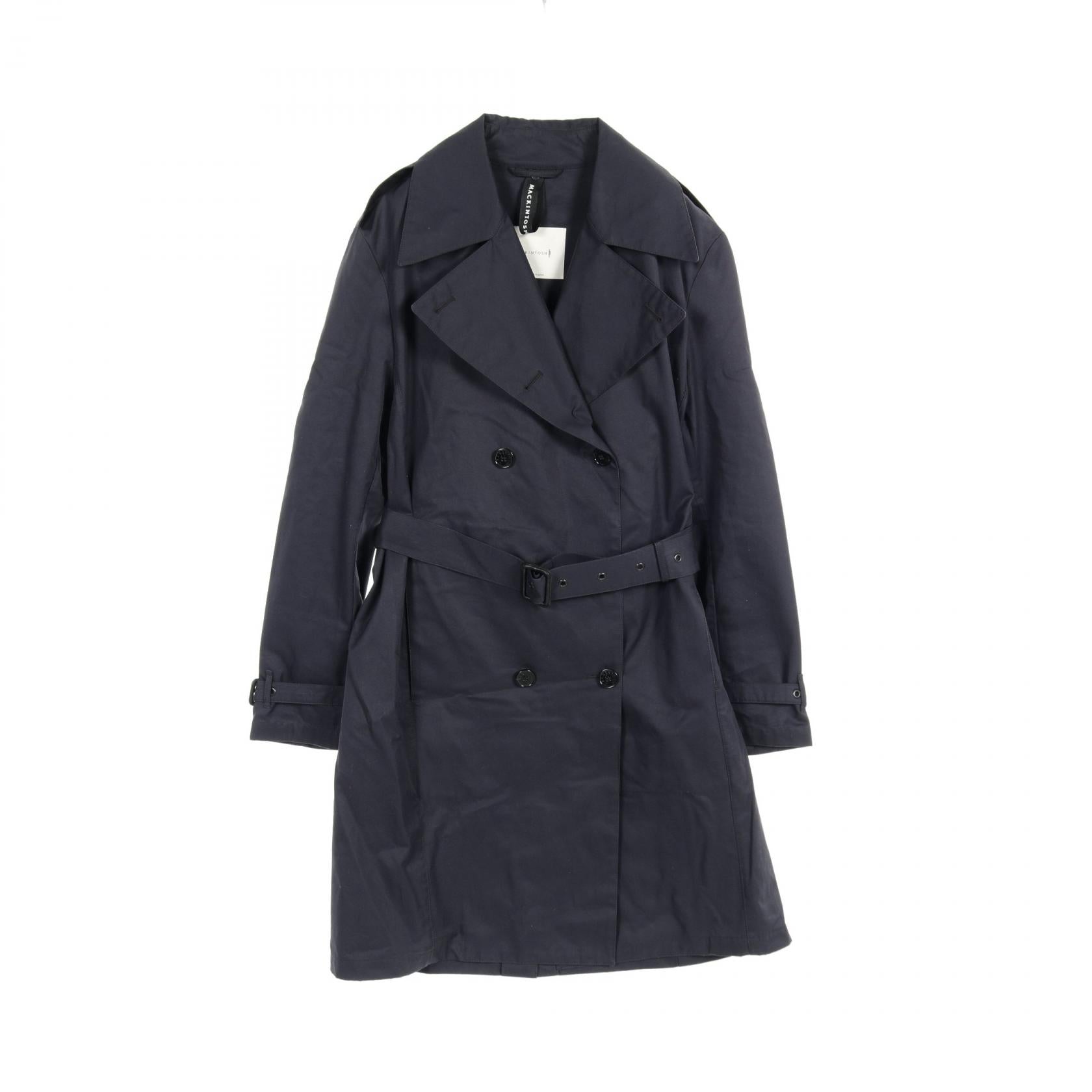 Mackintosh ST ANDREWS Cotton Trench Coat Navy