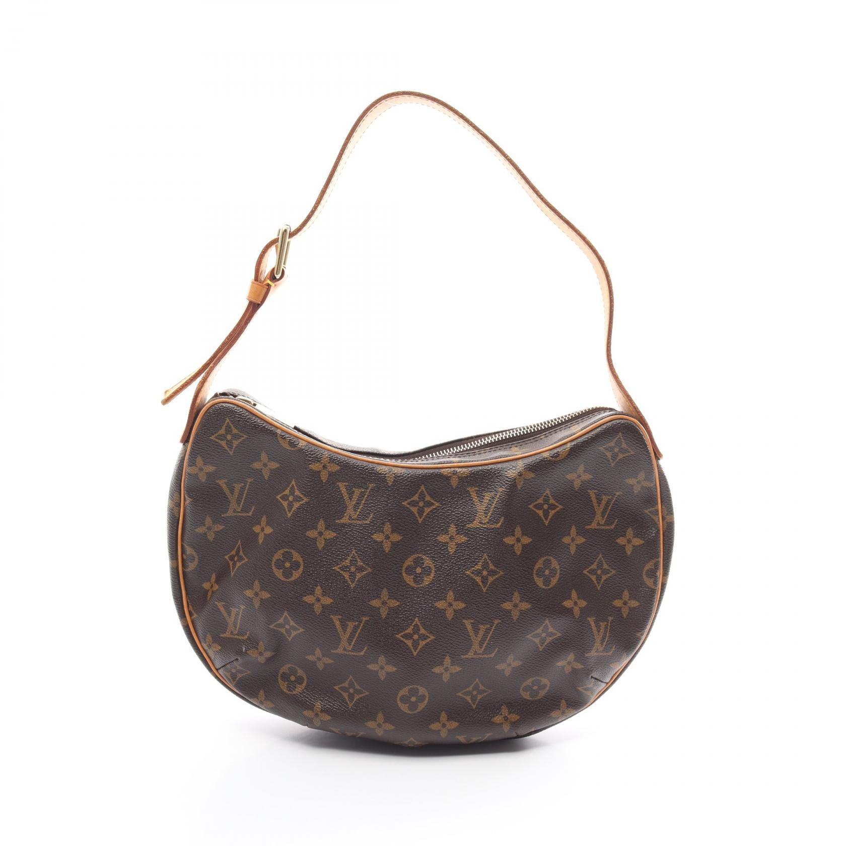 Louis Vuitton Monogram Croissant MM Canvas Shoulder Bag M51512 in Very Good Condition