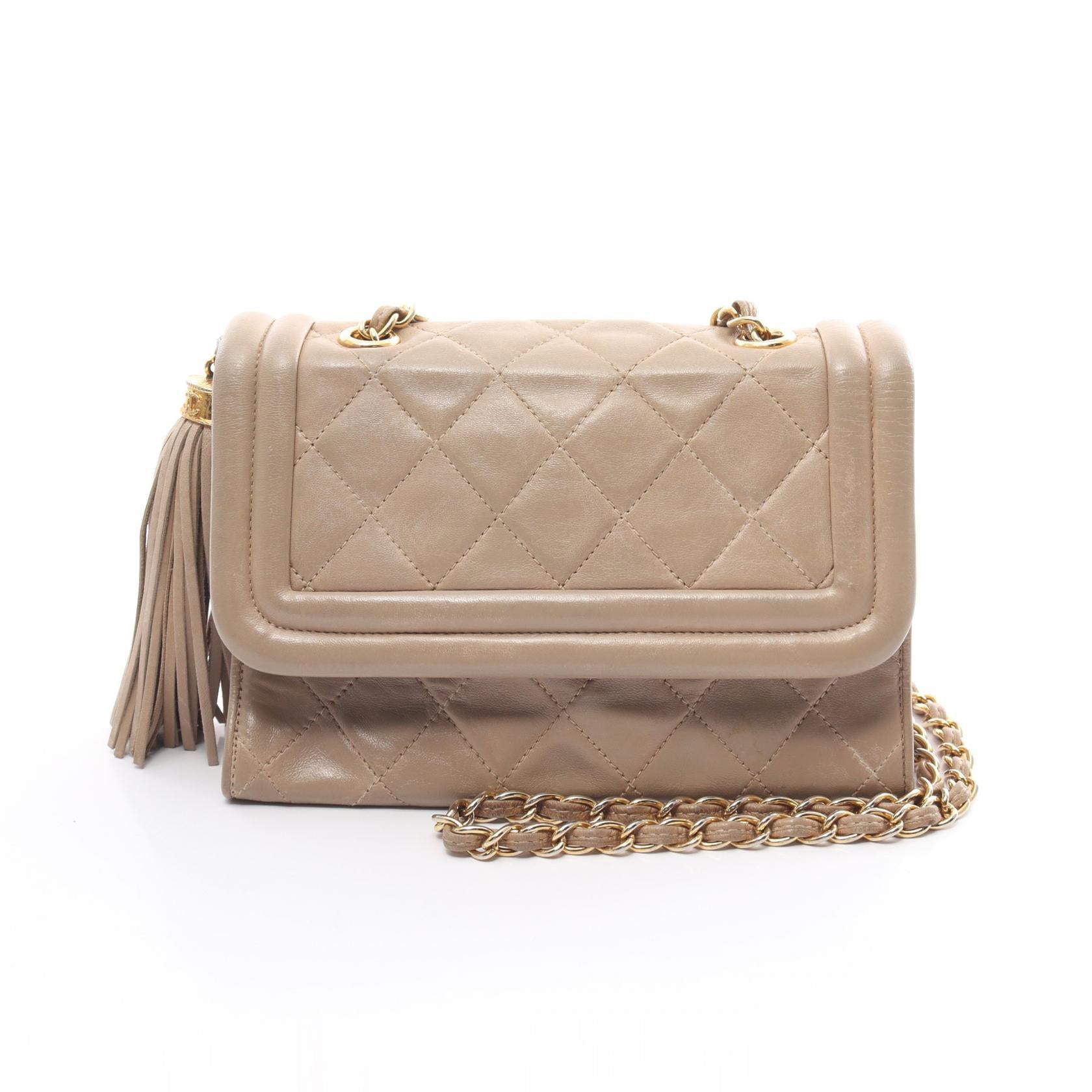 Chanel Lambskin Matelasse Shoulder Bag