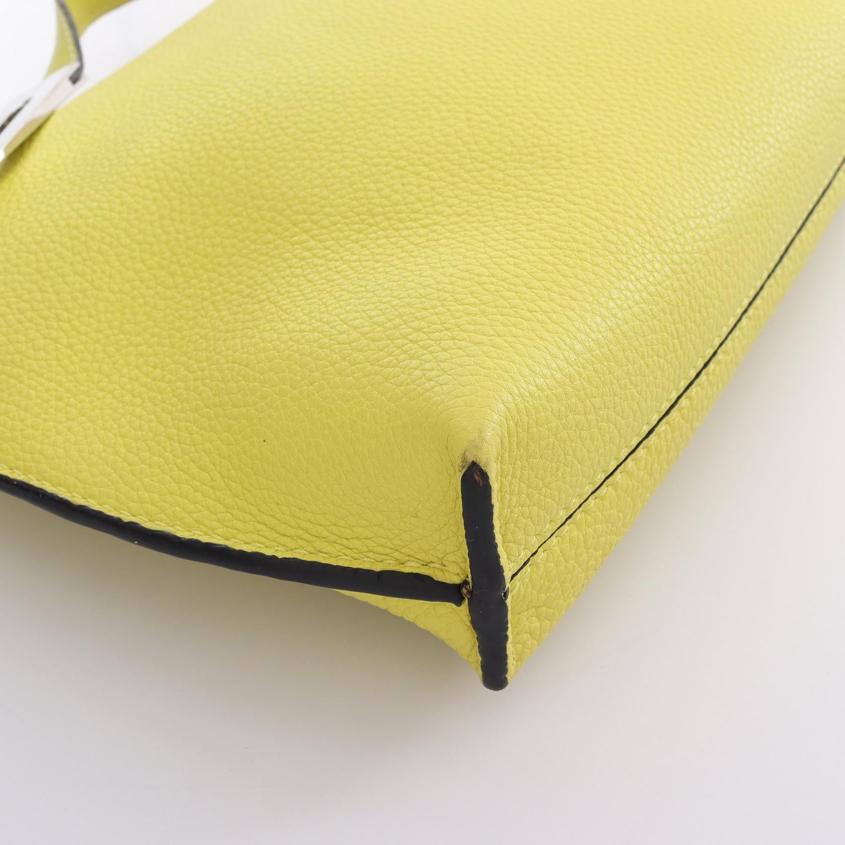 Loewe Missy Small Leather Handbag Yellow