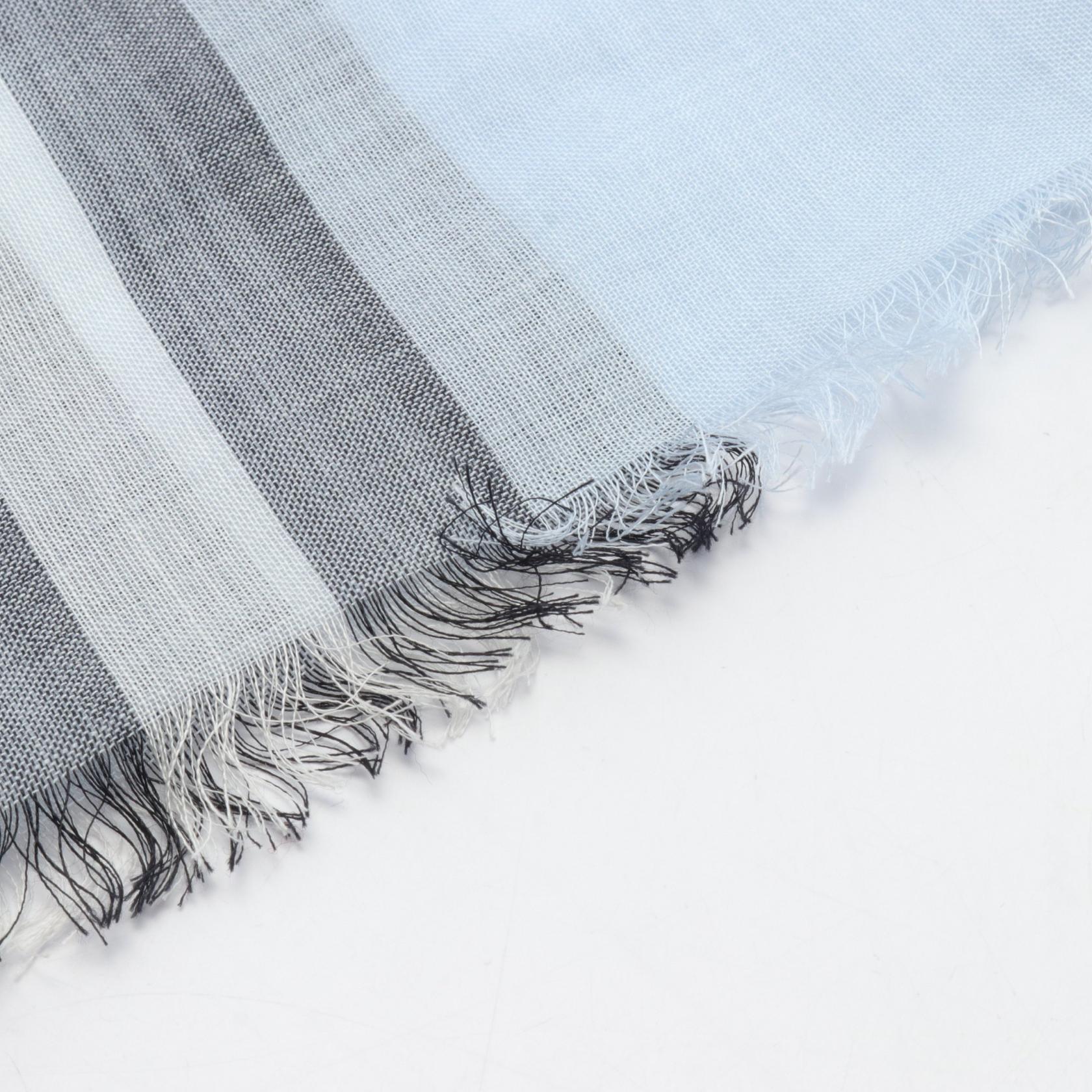 Burberry Wool Silk Scarf Blue