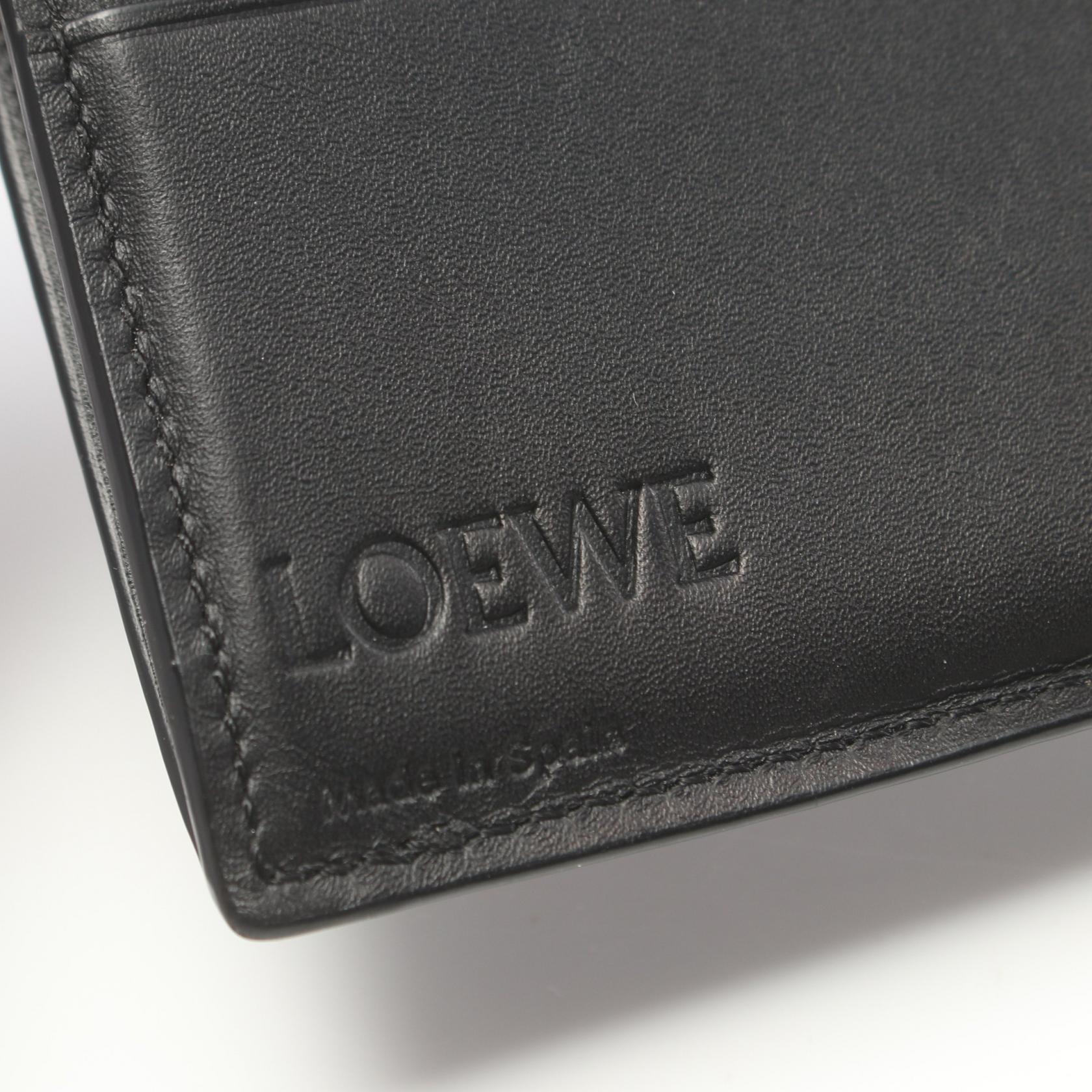 Loewe Leather Flap Wallet Leather Long Wallet C660978X01 in Very Good Condition