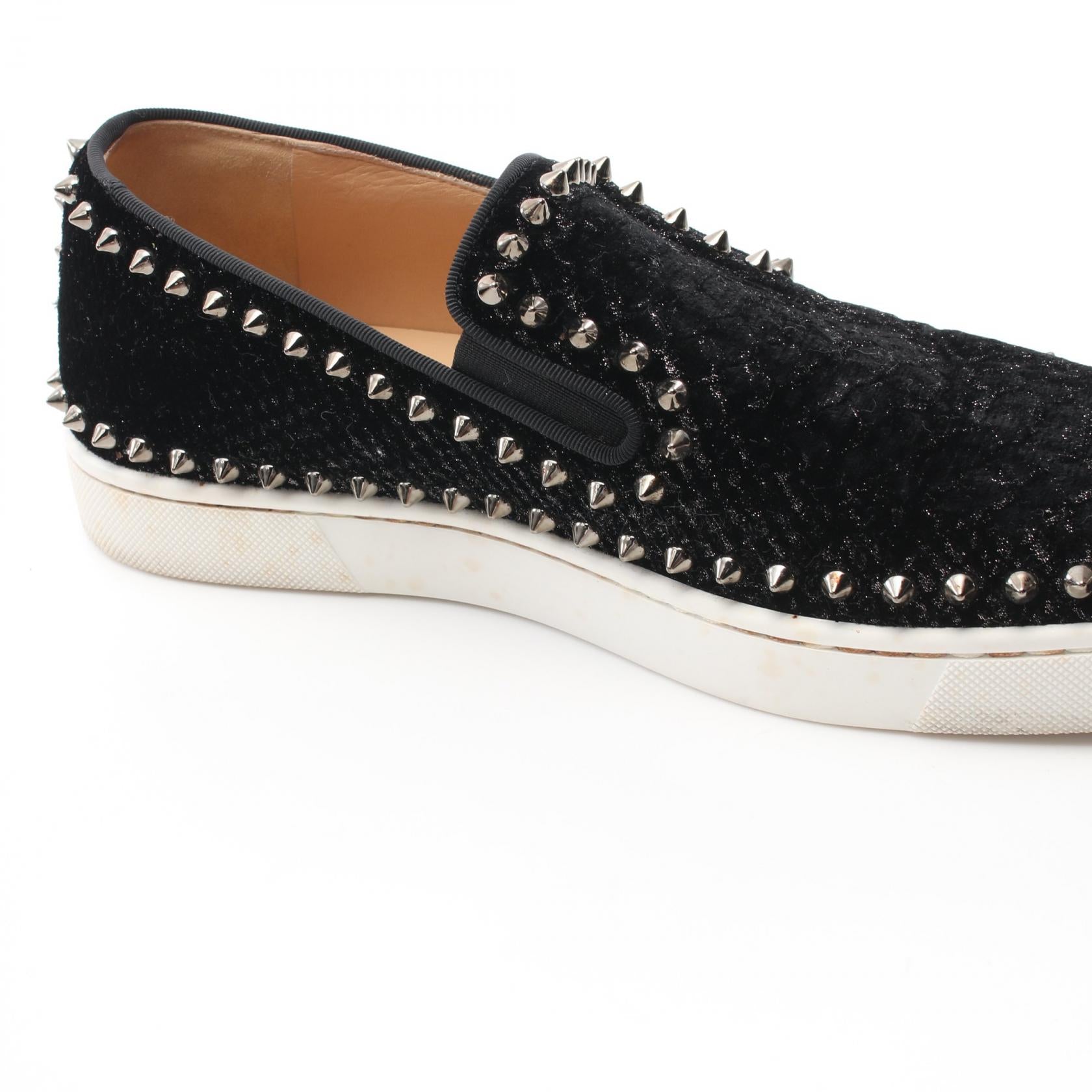 Christian Louboutin Pik Boat Flat Slip-On Shoes