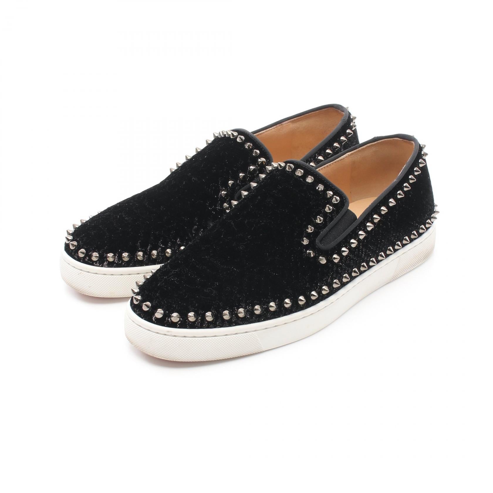 Christian Louboutin Pik Boat Flat Slip-On Shoes