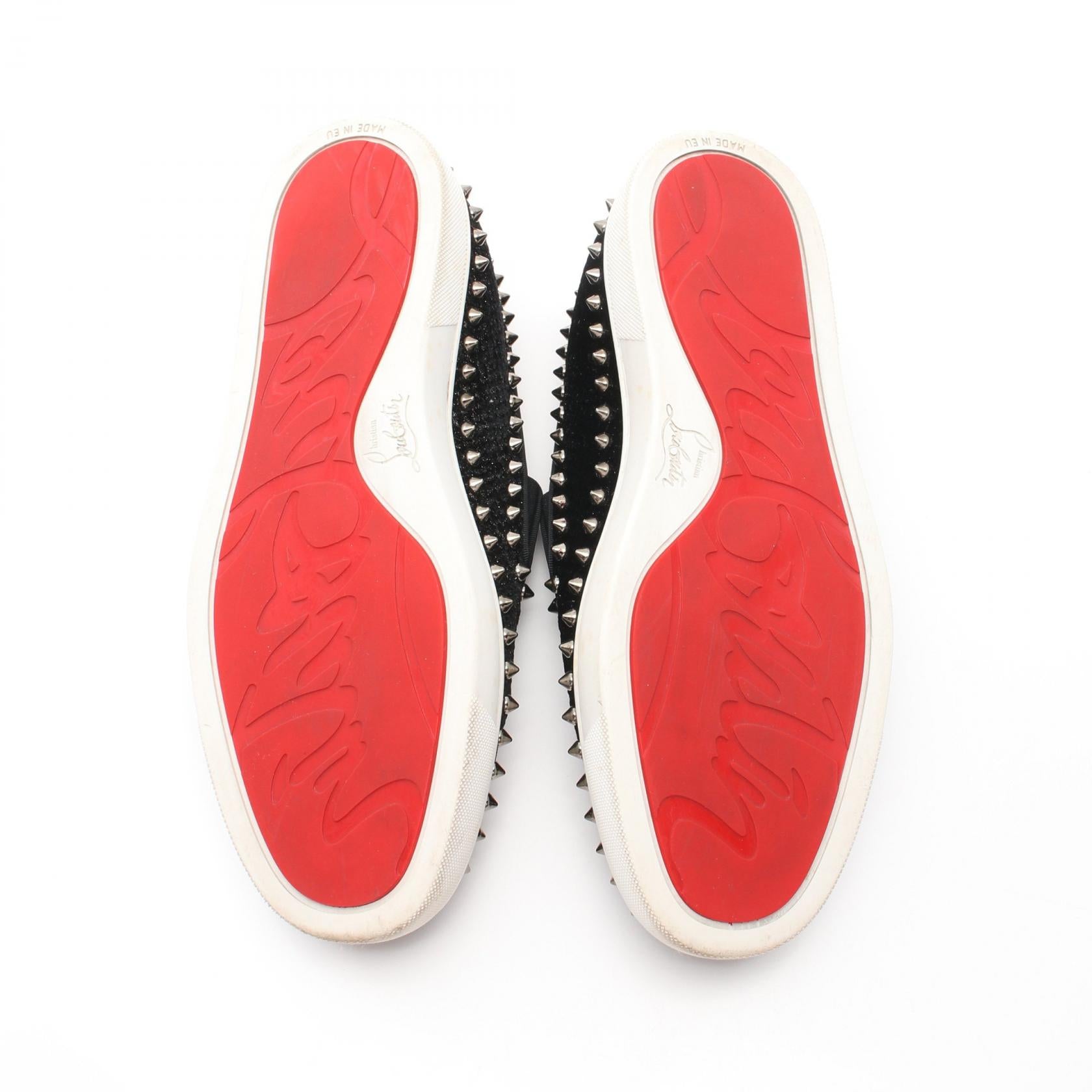 Christian Louboutin Pik Boat Flat Slip-On Shoes