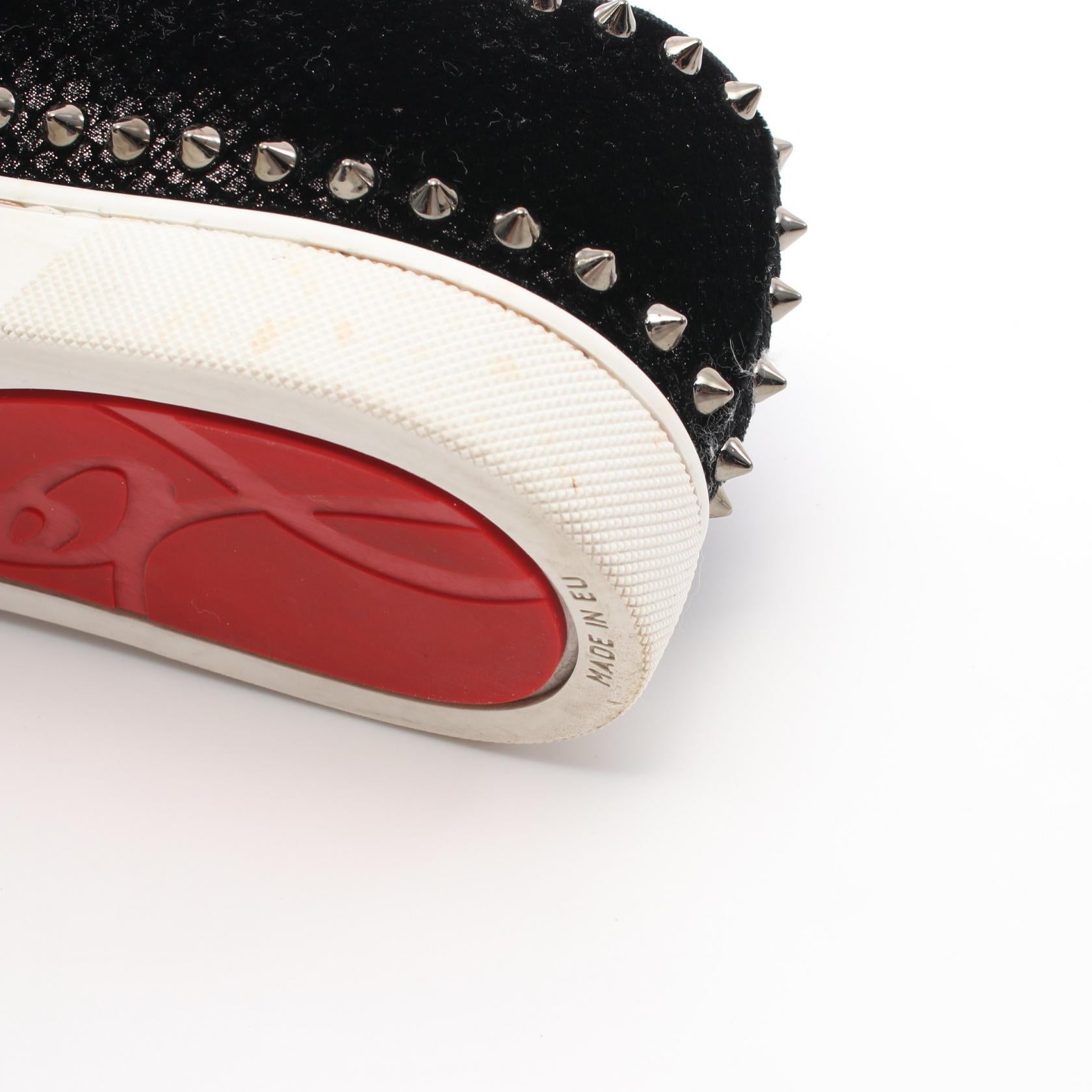 Christian Louboutin Pik Boat Flat Slip-On Shoes