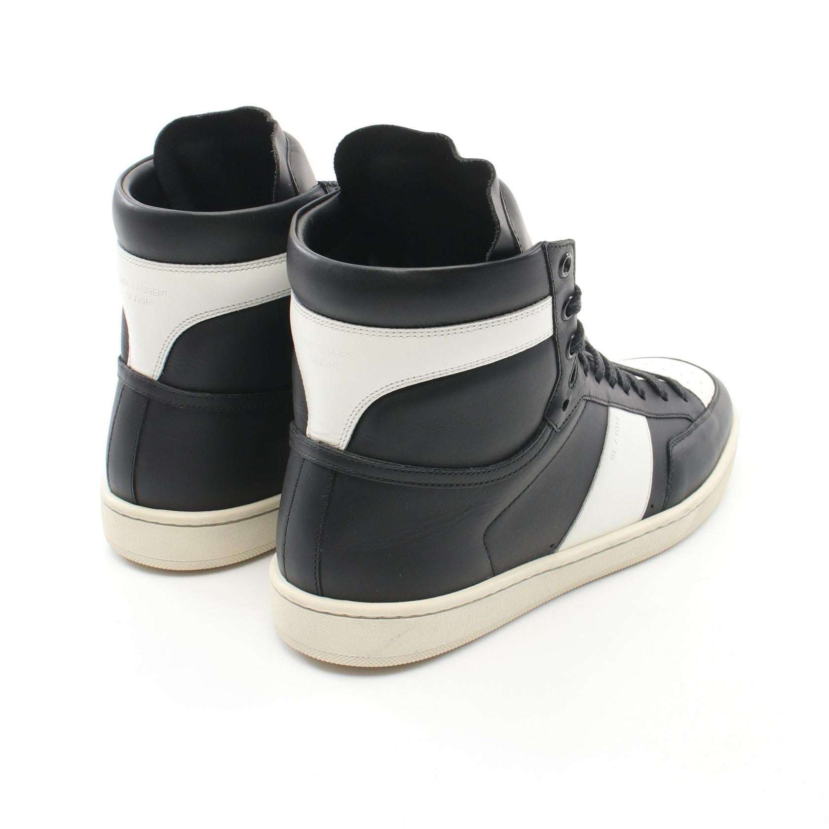 Saint Laurent WOLLY Leather Sneakers