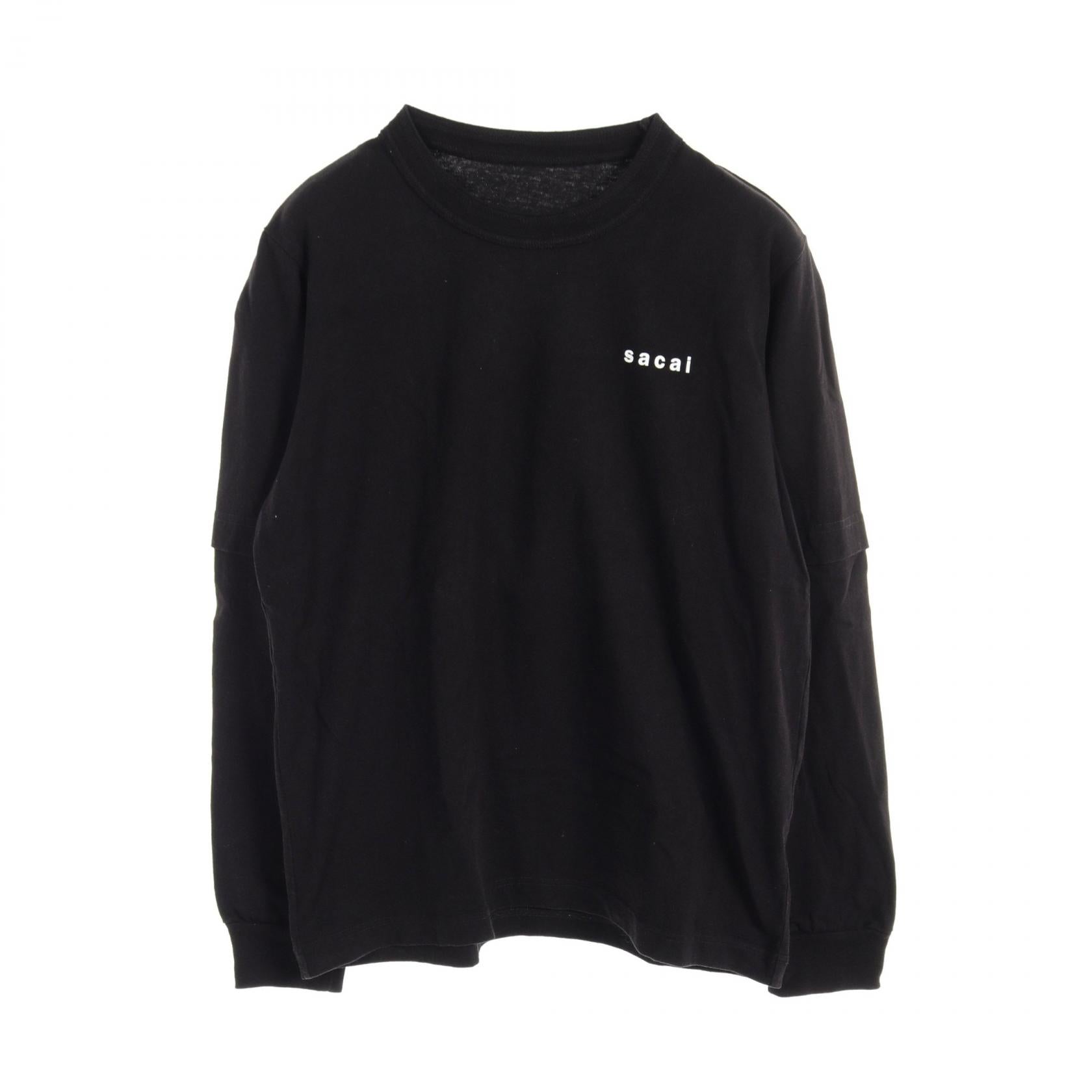 Sacai Cotton T-Shirt Black 22-0445S