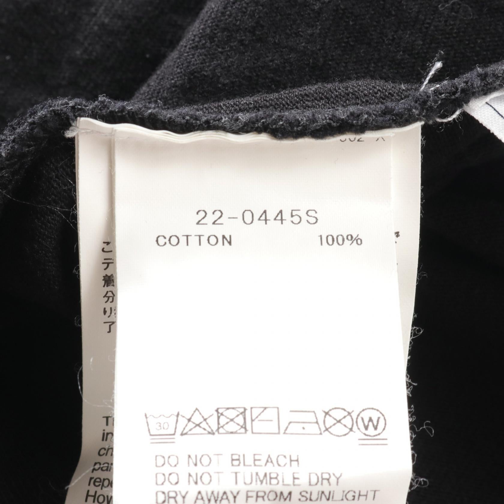 Sacai Cotton T-Shirt Black 22-0445S