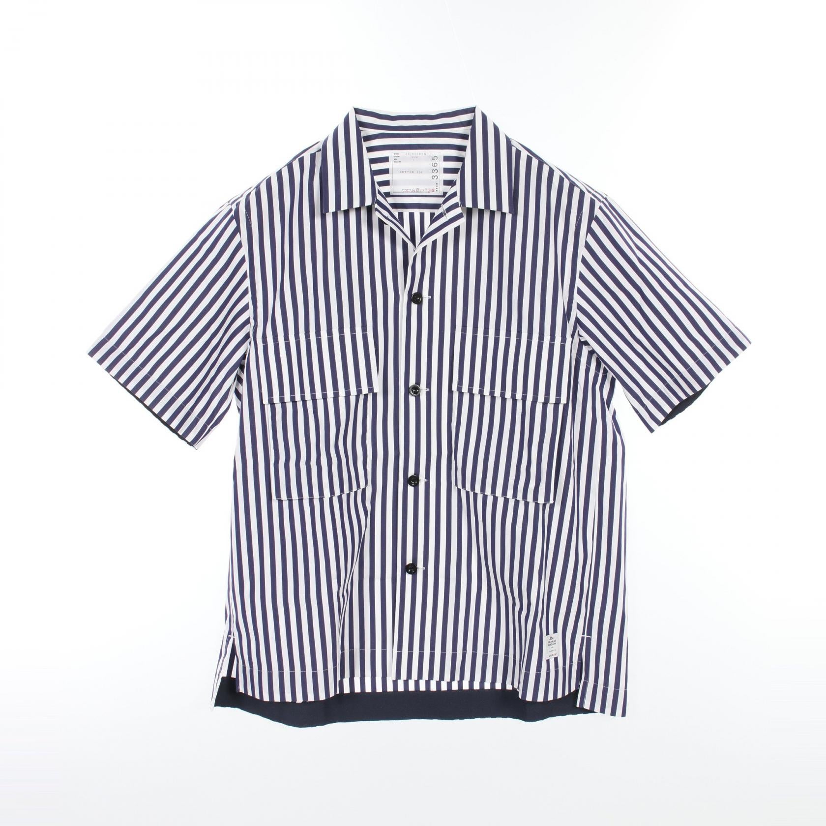 Sacai × Thomas Mason Cotton Shirt 24-03365M