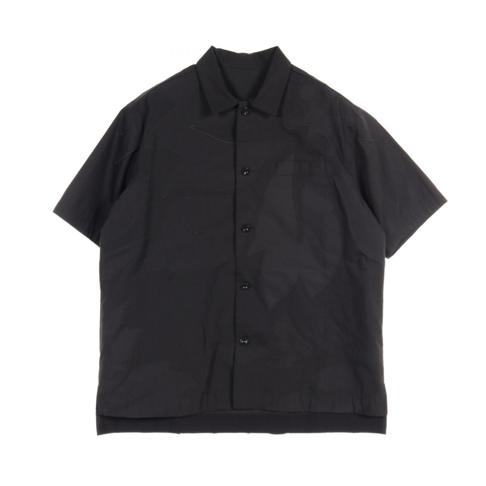 Sacai Floral Embroidered Cotton Shirt