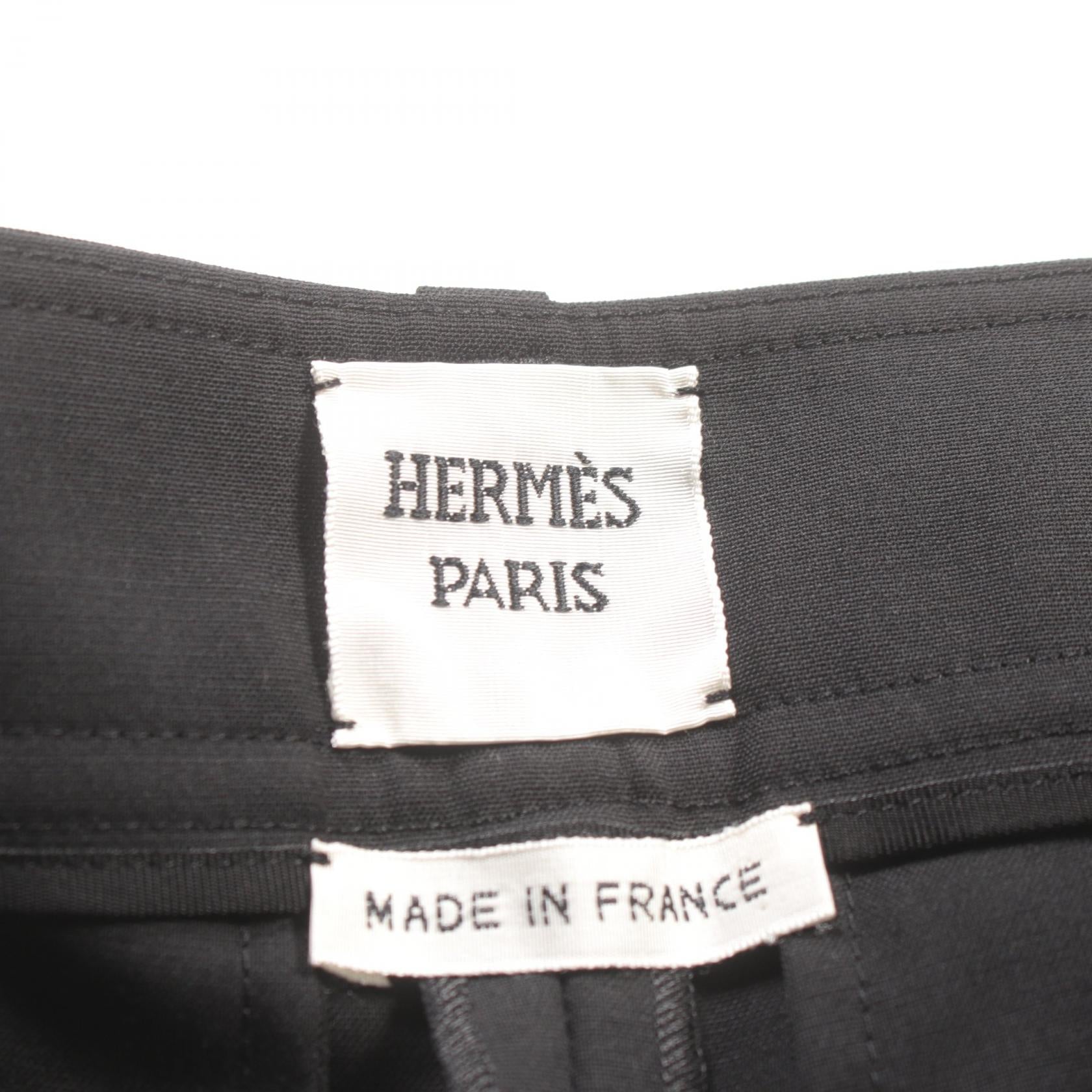 Hermes Wool Pants Black