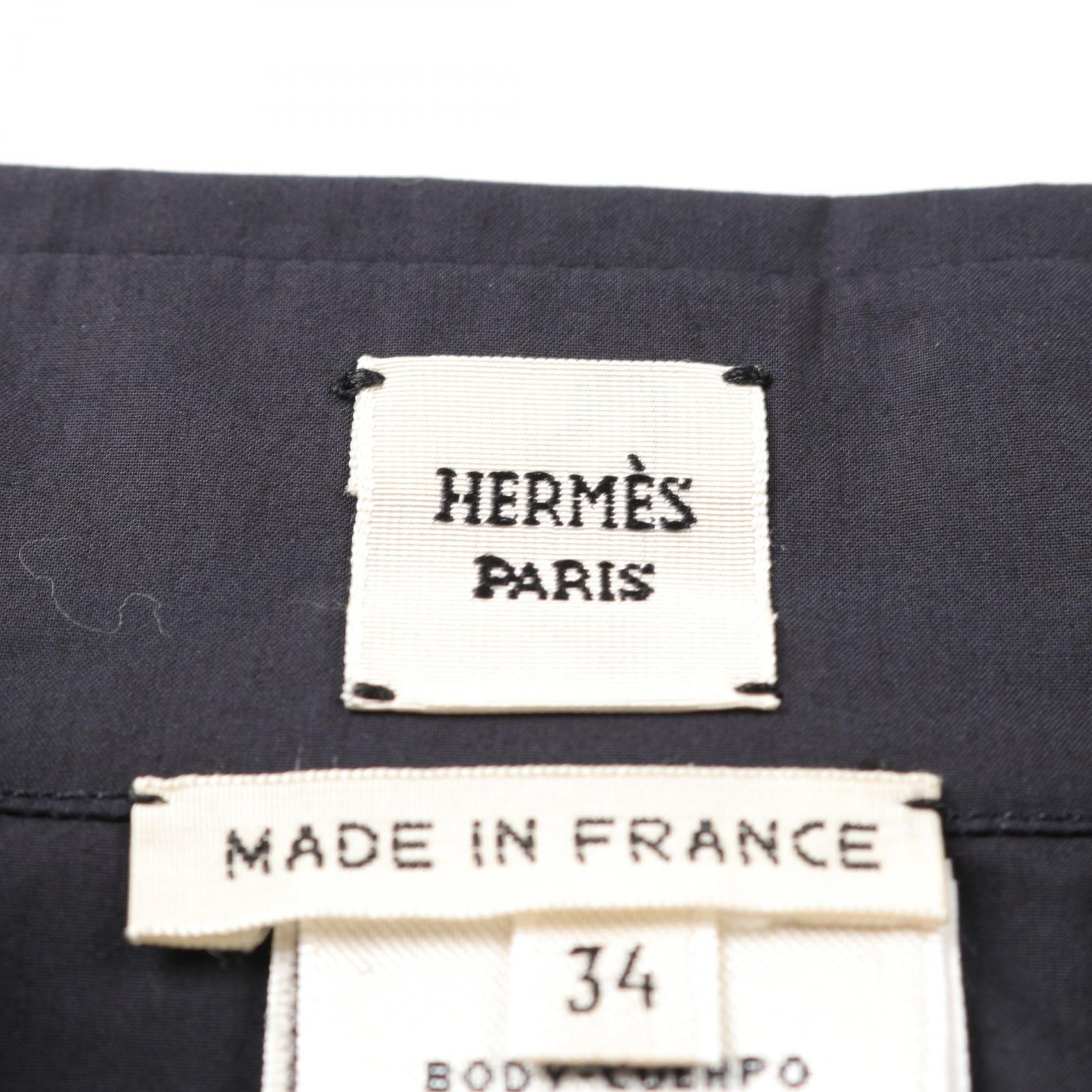 Hermes Cotton Top with Button