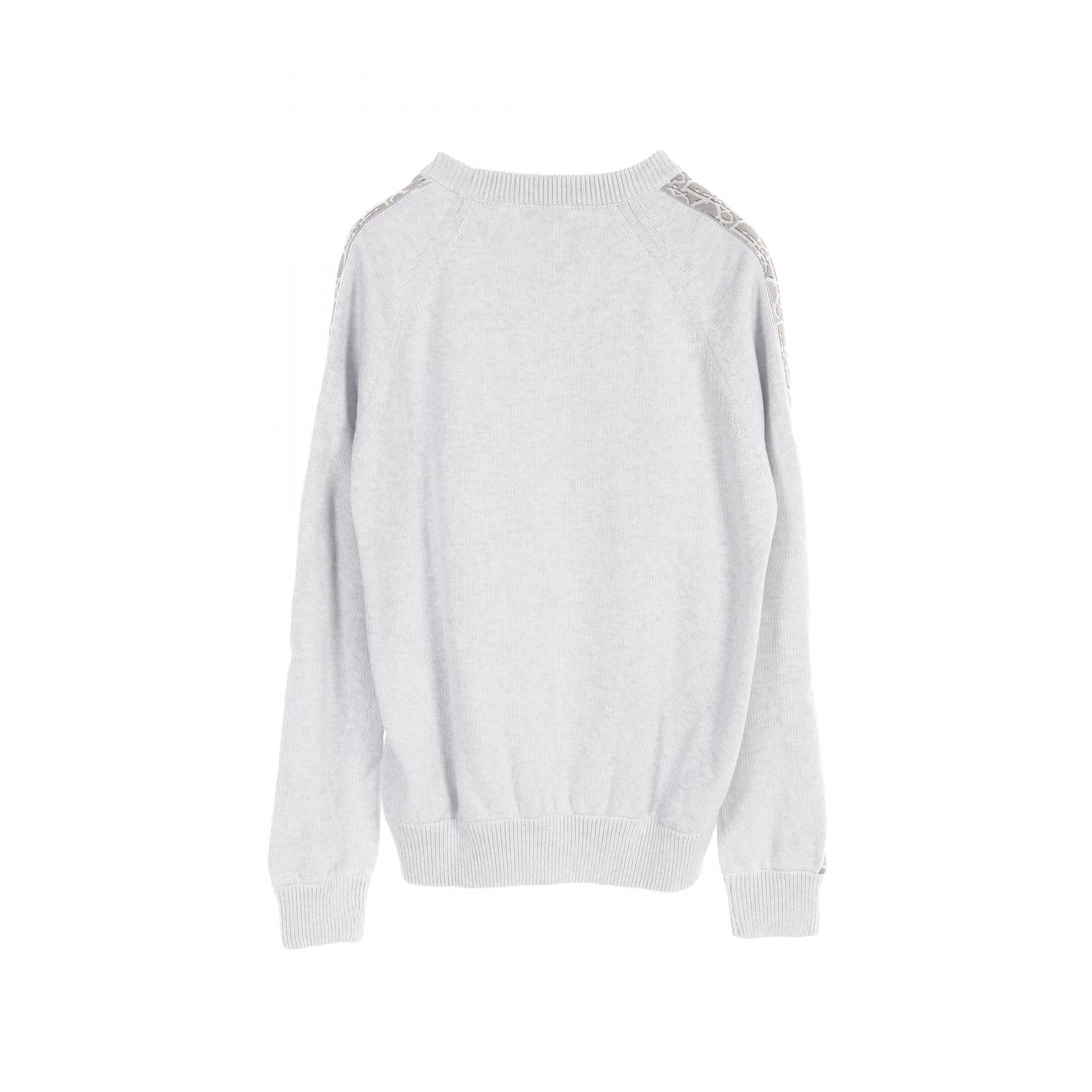 Dior Oblique Silk Band Cotton Knit Top