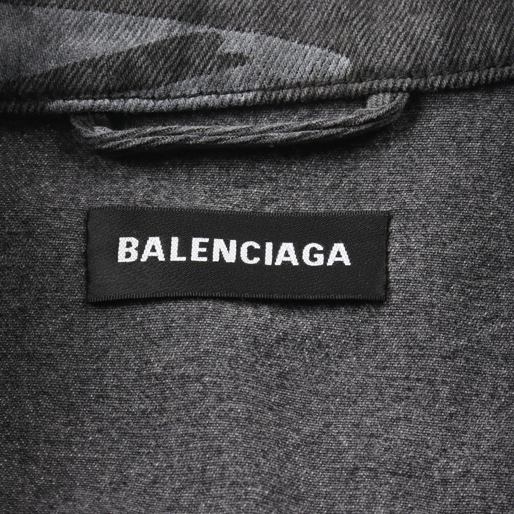 Balenciaga Denim Jacket Cotton Outerwear