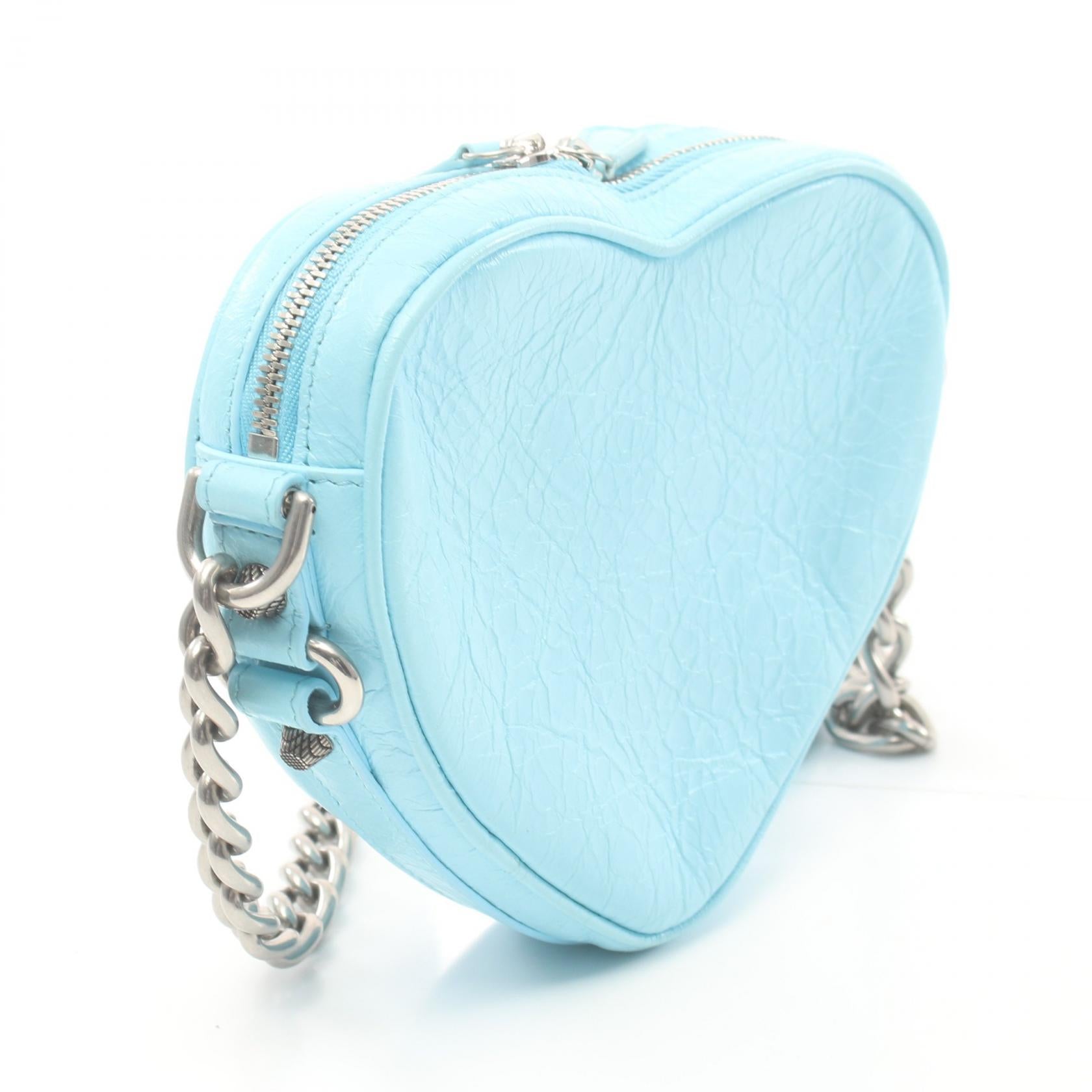 Balenciaga Le Cagole Heart Mini Bag Blue